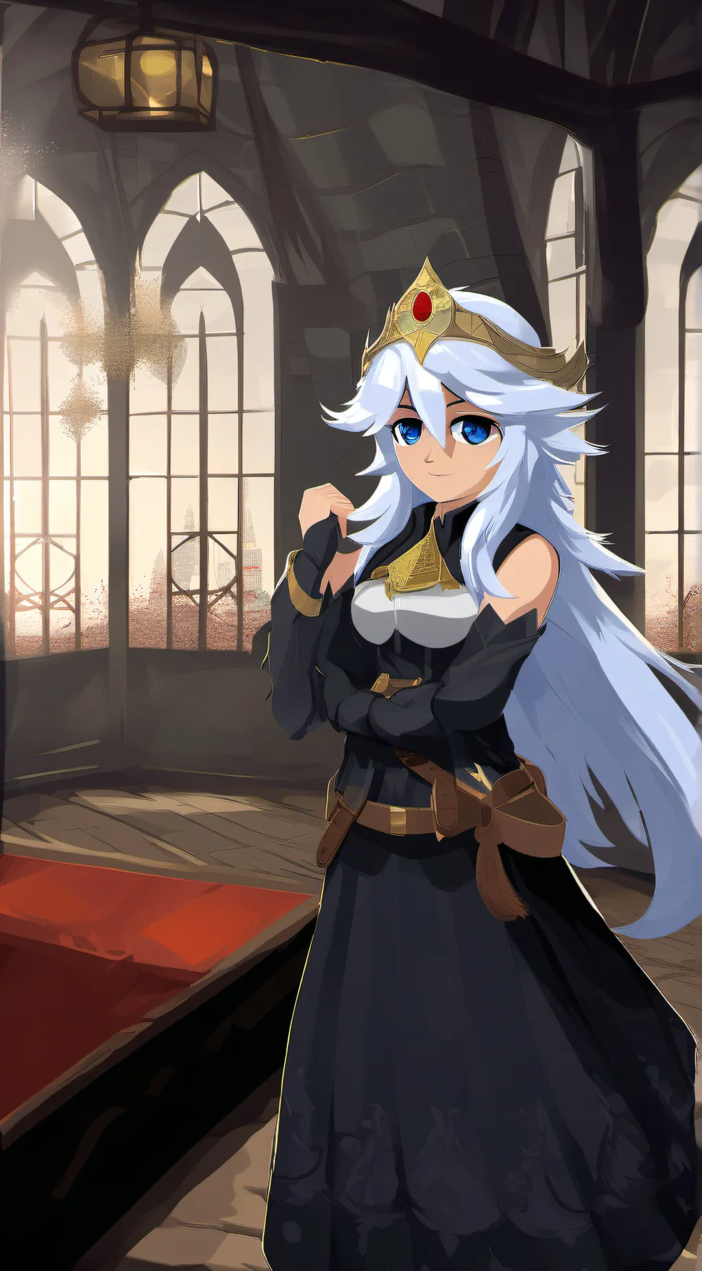 ai character: virgo background