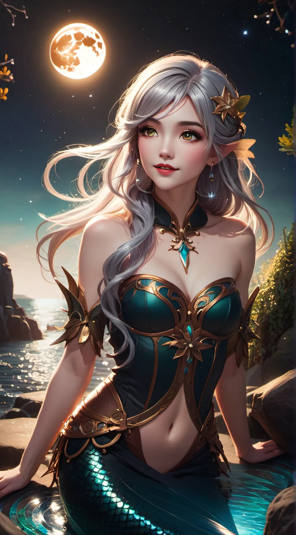 ai character: Lily background