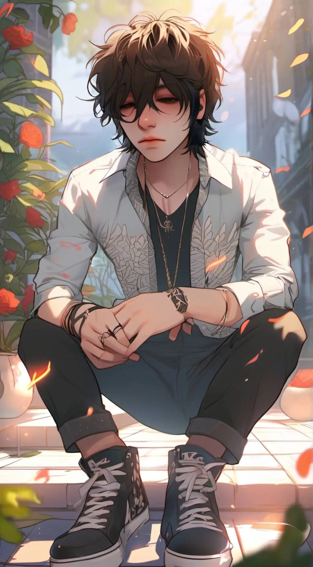 ai character: Oliver huko background