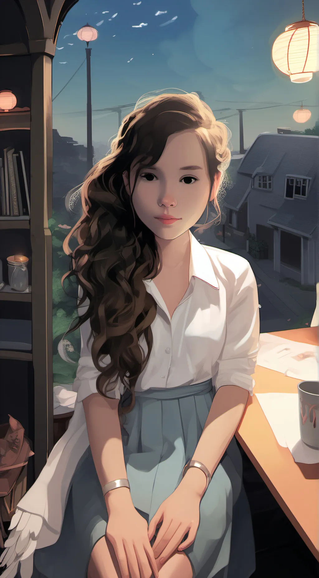 ai character: Olivia background