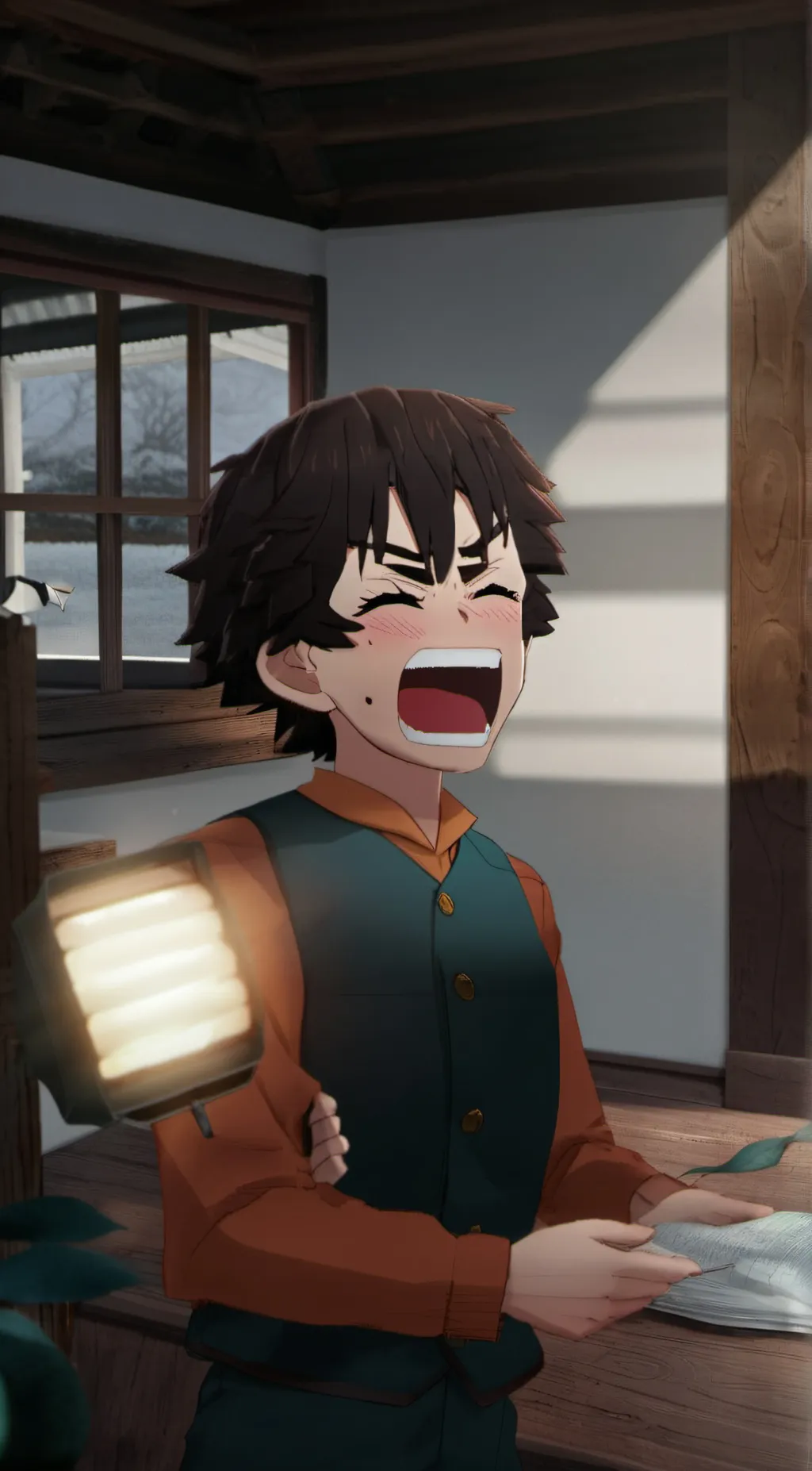 ai character: Zenitsu background