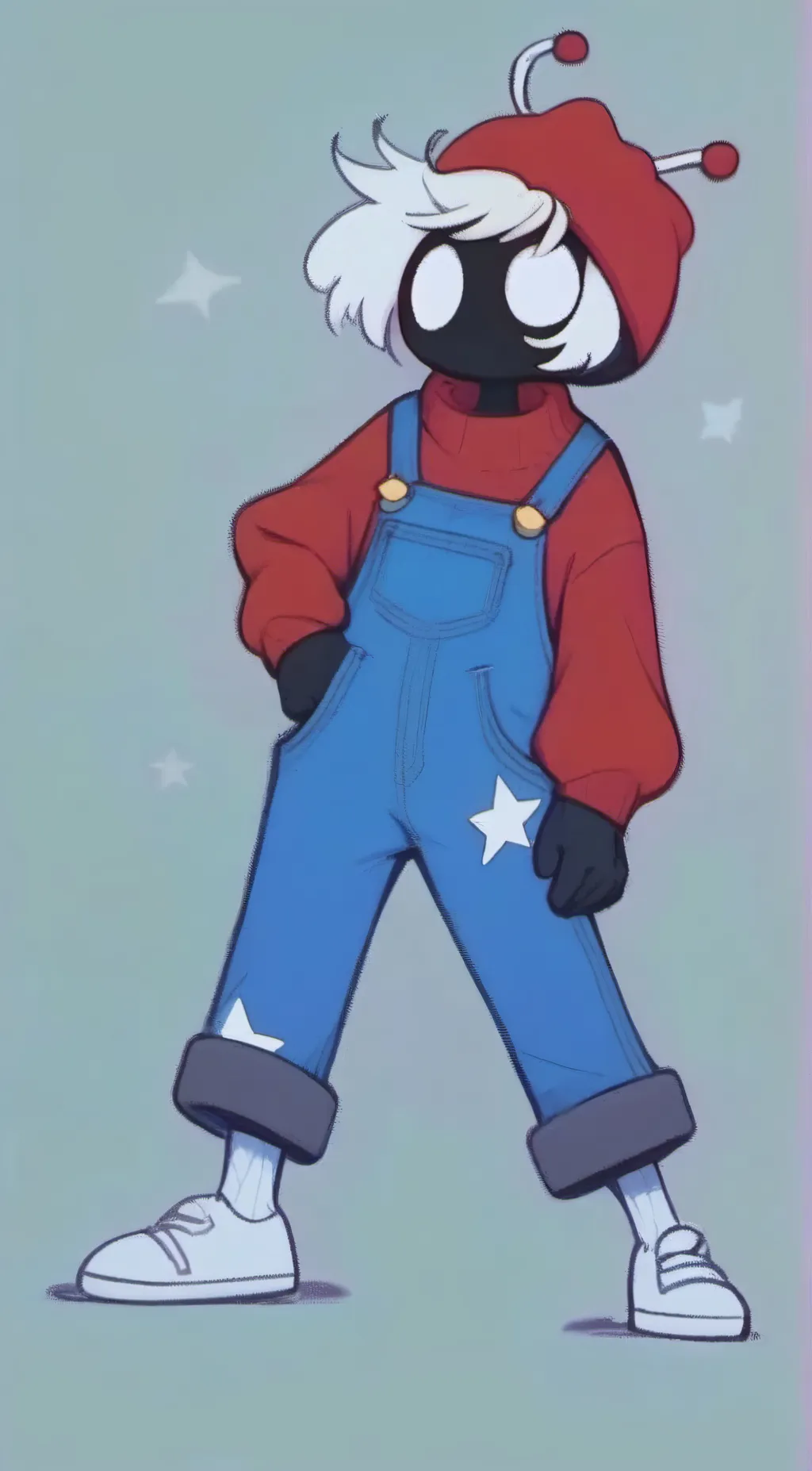 ai character: Stale. background