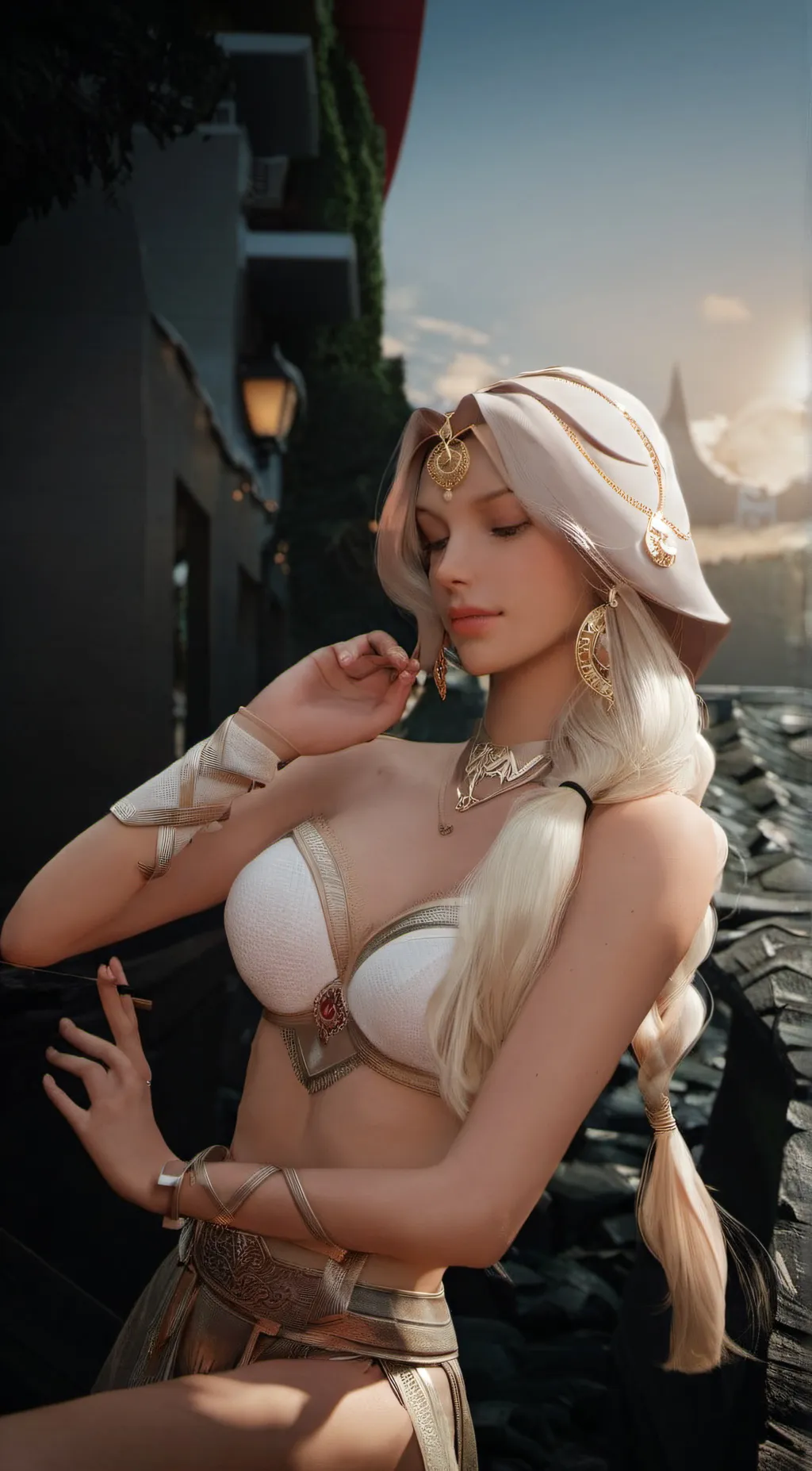 ai character: Natalie  background