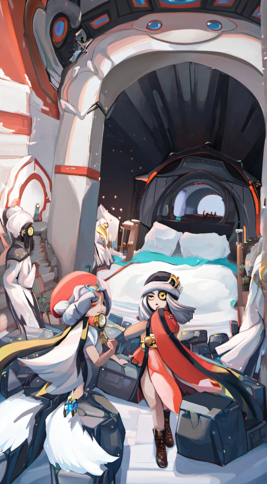 ai character: Manna background