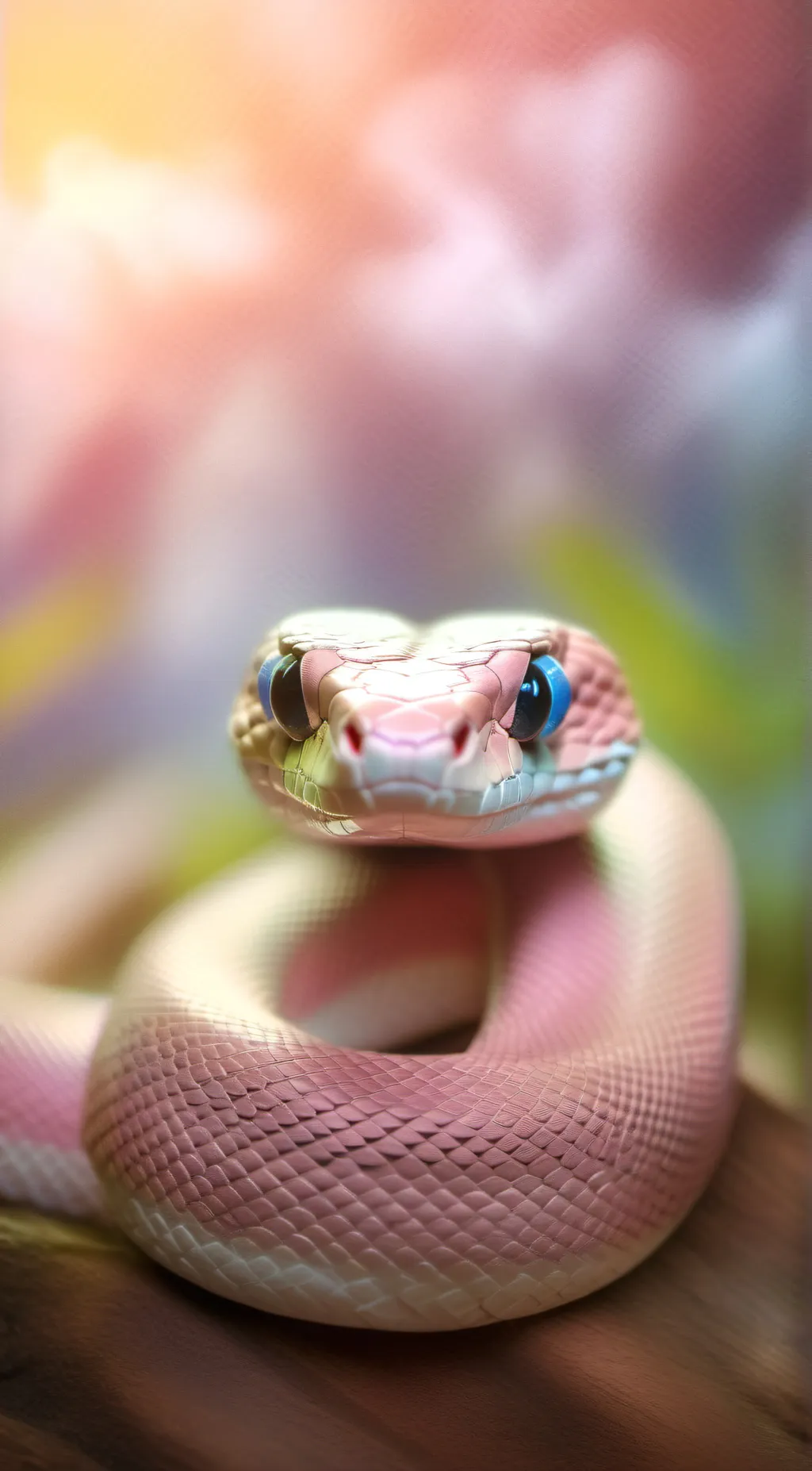 ai character: Cotton candy background