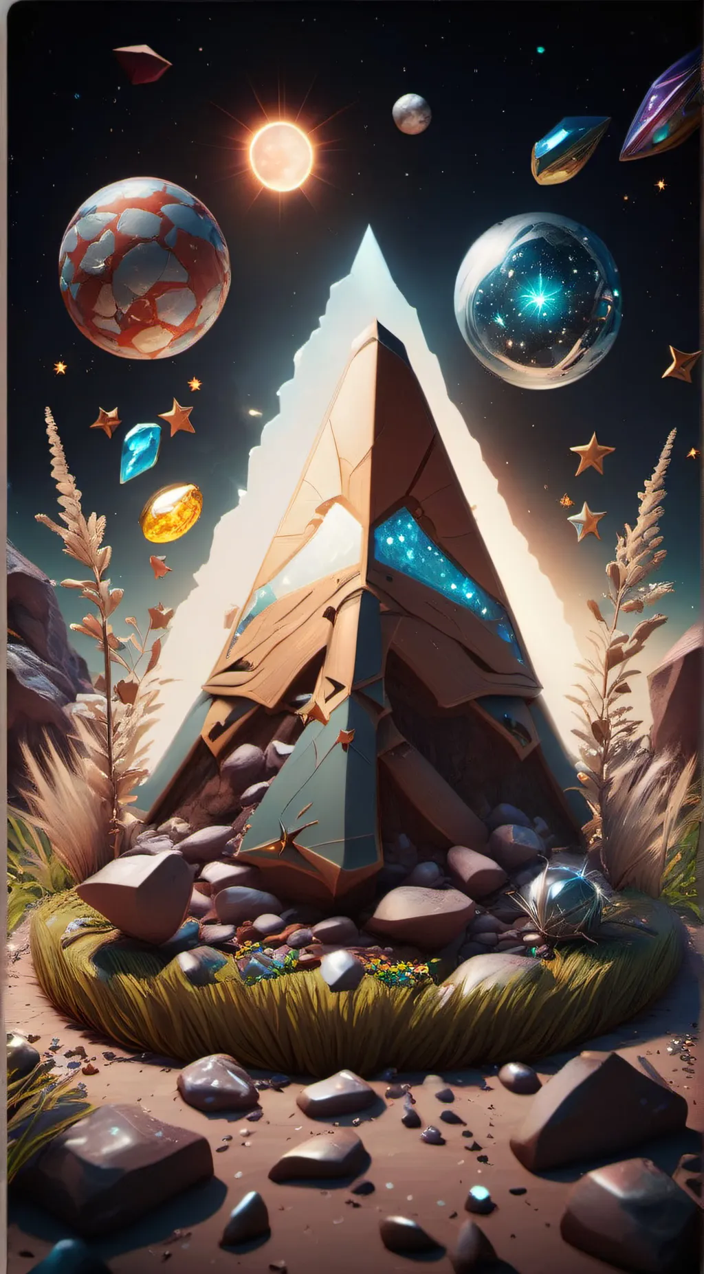 ai character: broken dreams background