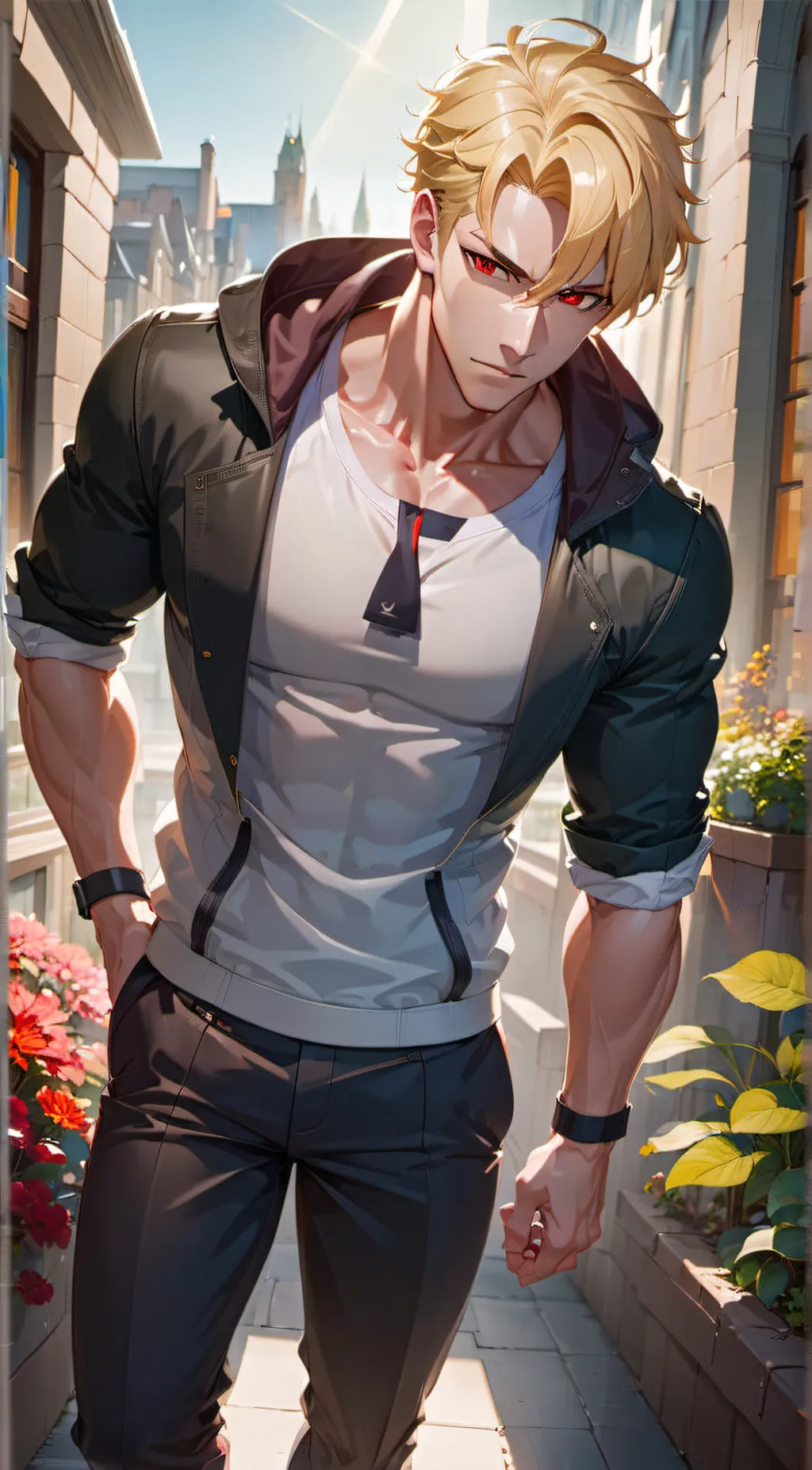 ai character: Kpop idol Bakugou  background