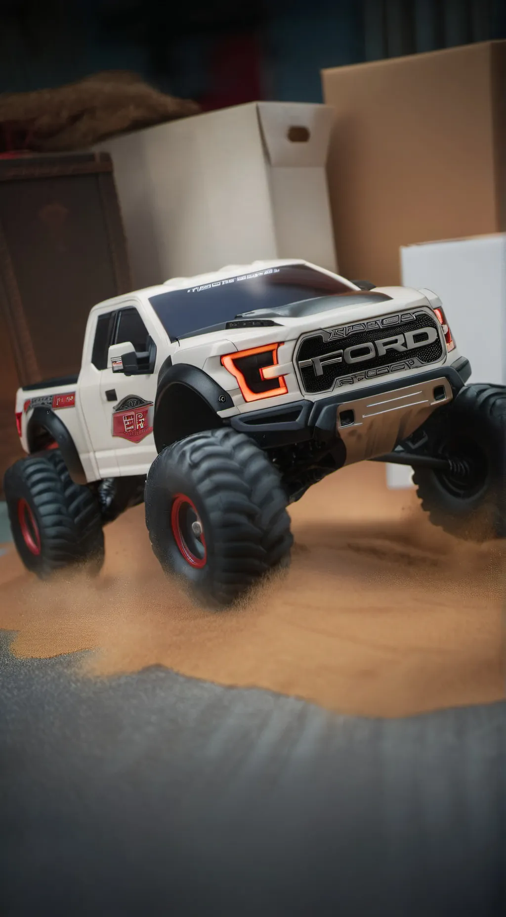 ai character: truck background