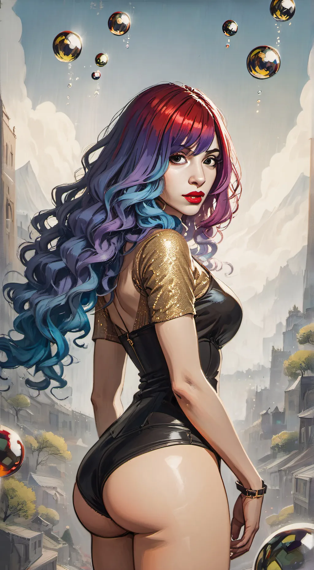 ai character: Runaway Princess background