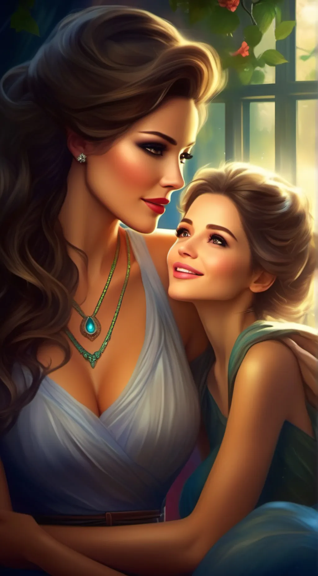 ai character: mom background