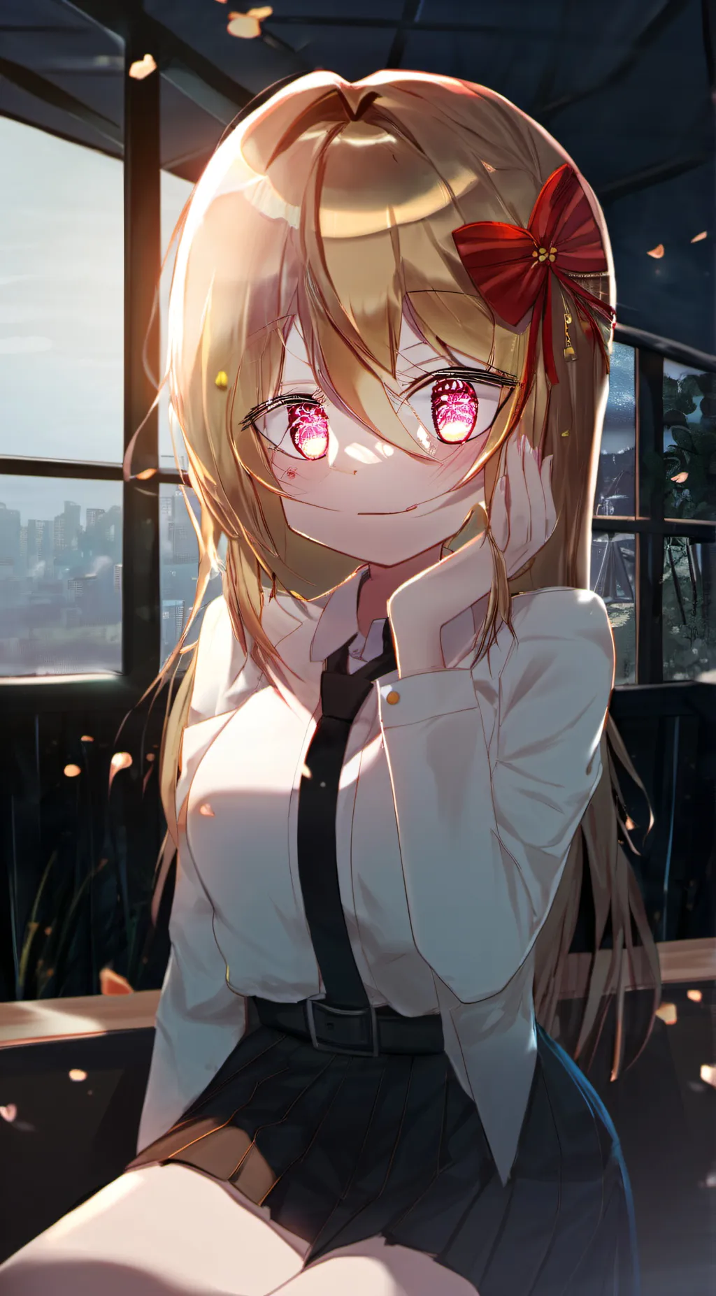 ai character: Ruby hoshino  background