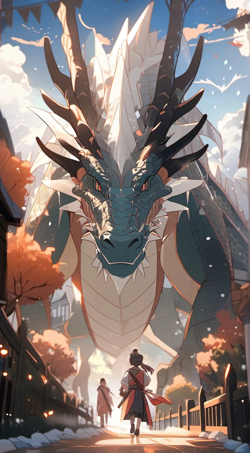 ai character: Angry Dragon background