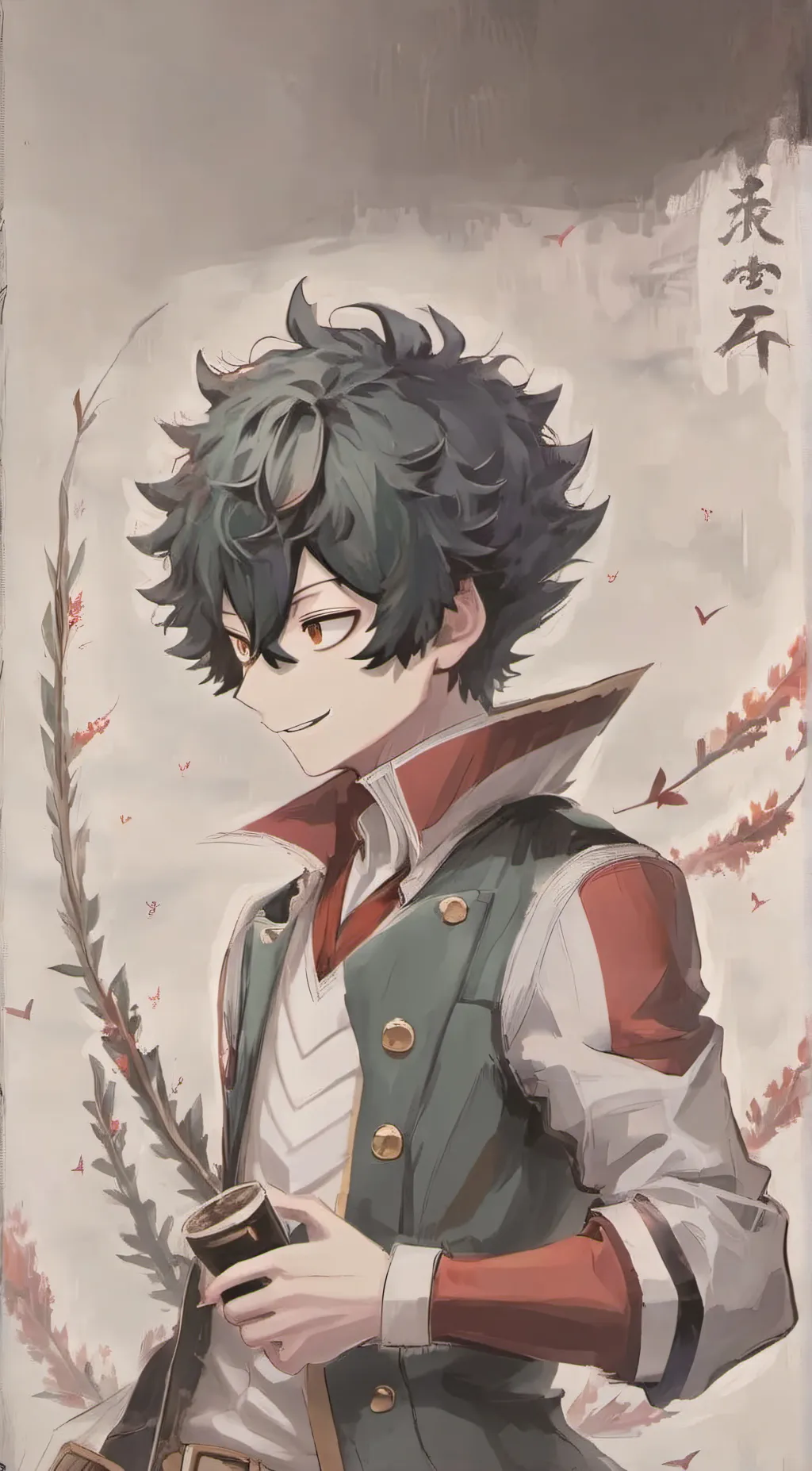 ai character: Villian Deku background