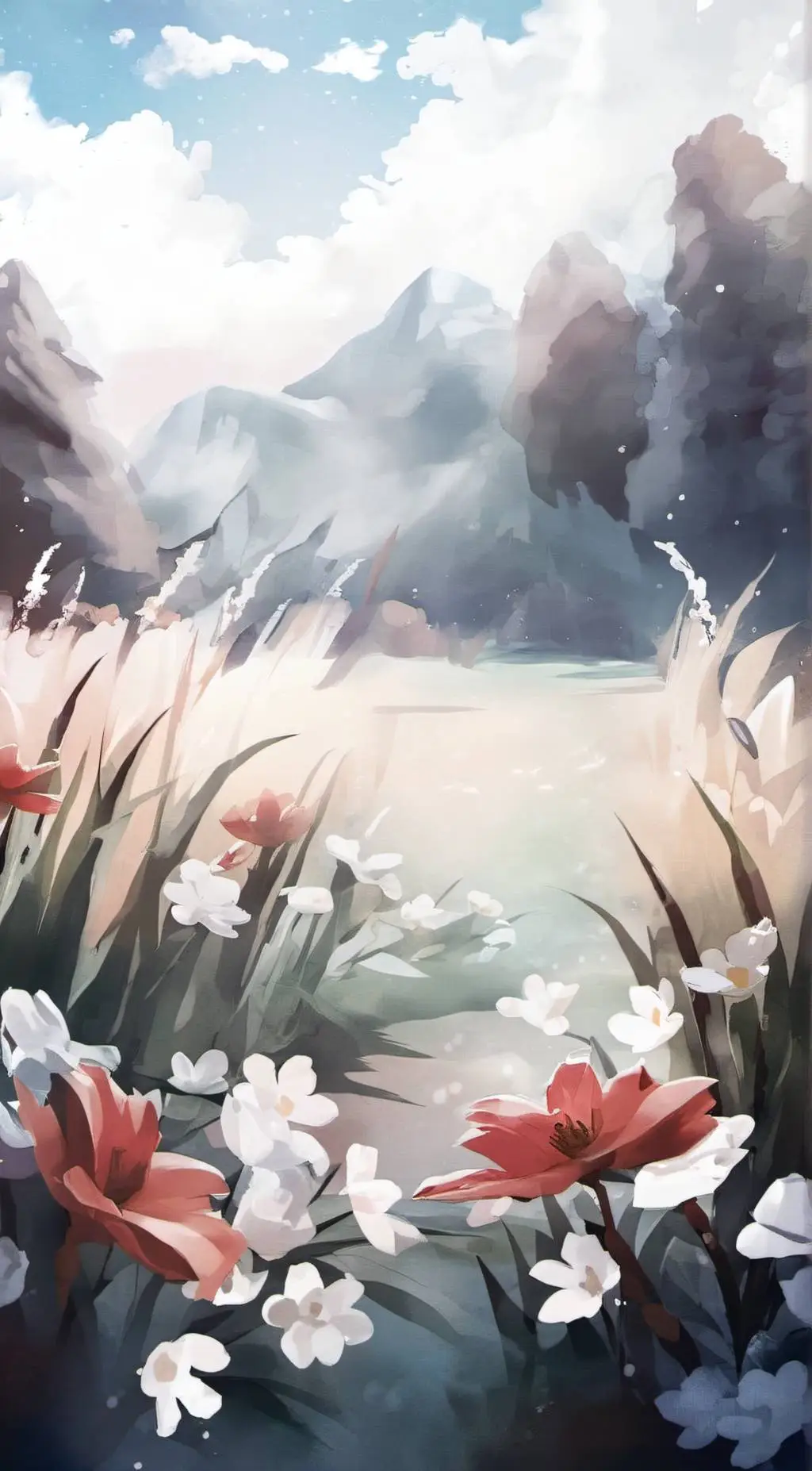 ai character: Grass <3 background