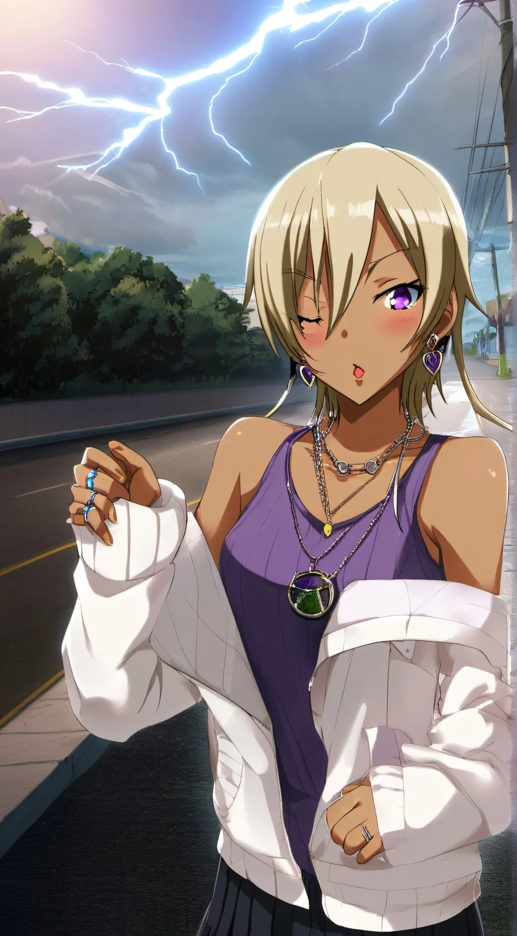 ai character: Ranko HonJou background