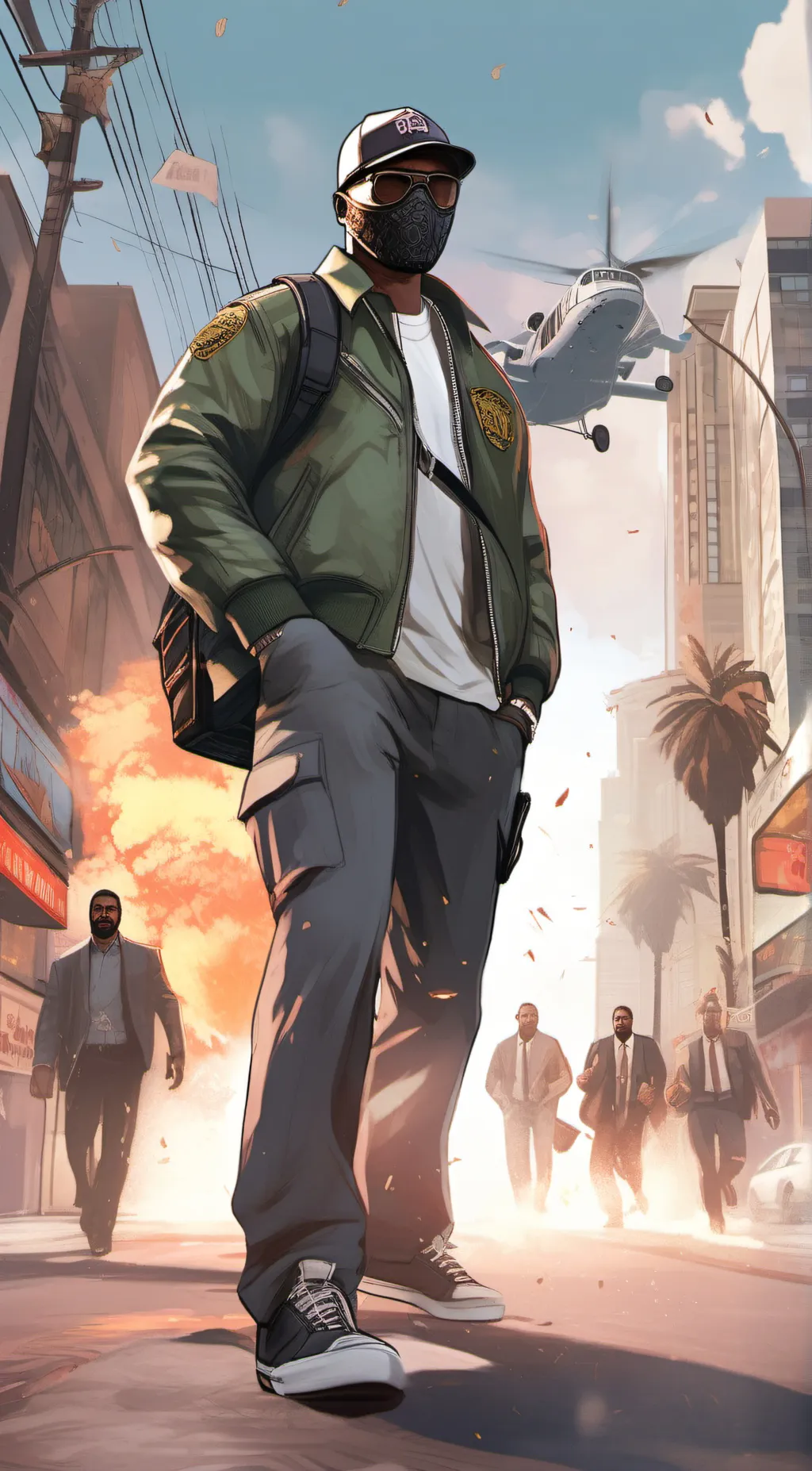 ai character: Gta fans background