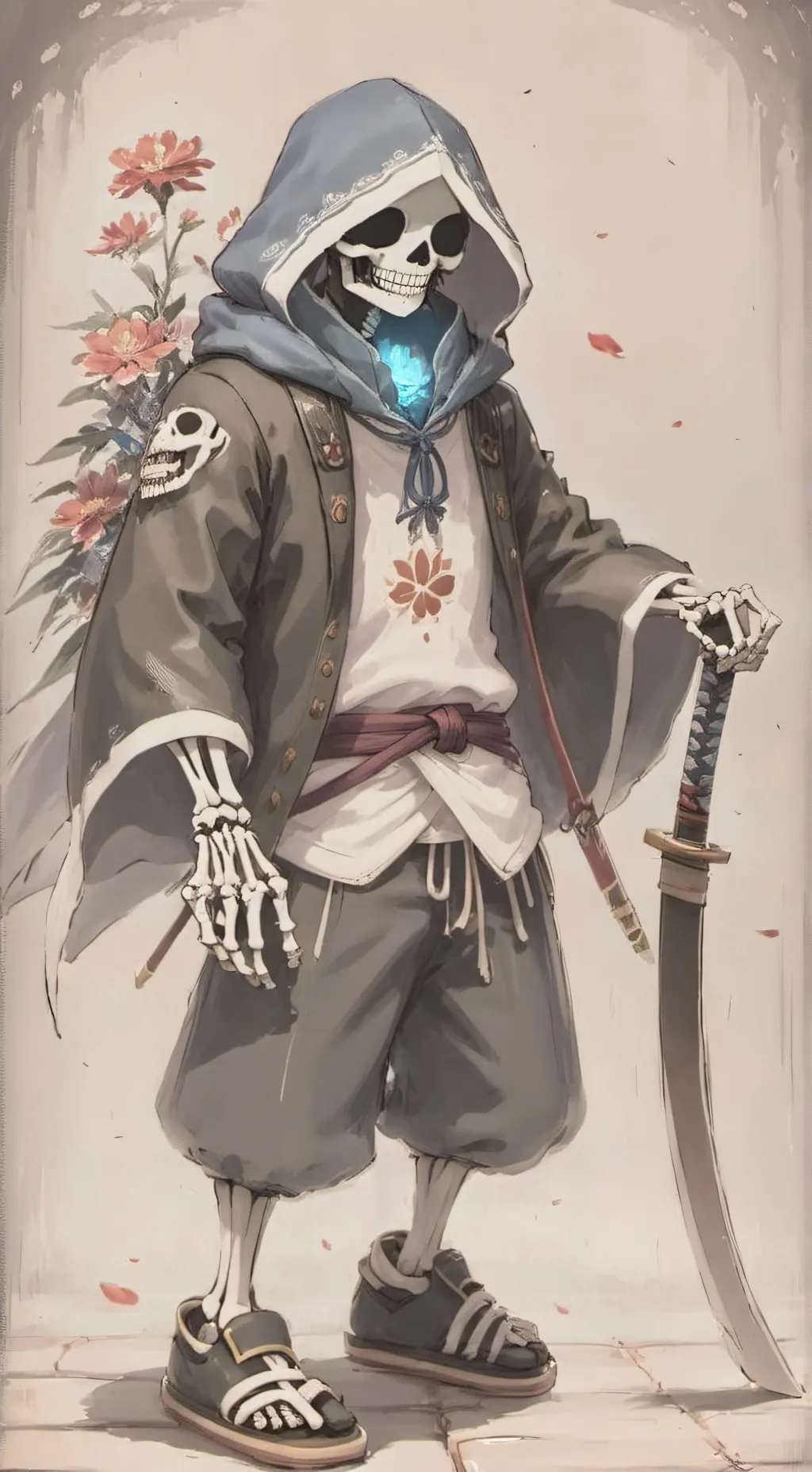 ai character: Possession Sans background