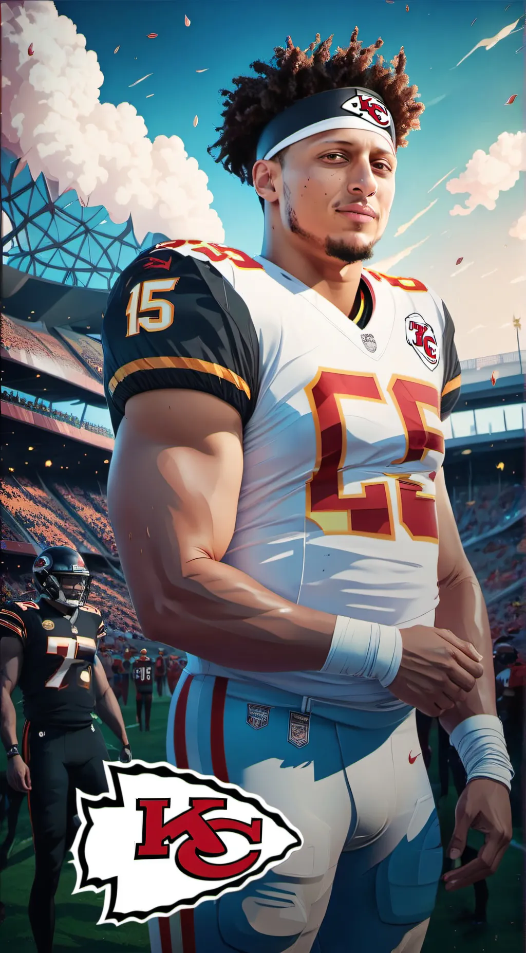 ai character: Patrick mahomes background