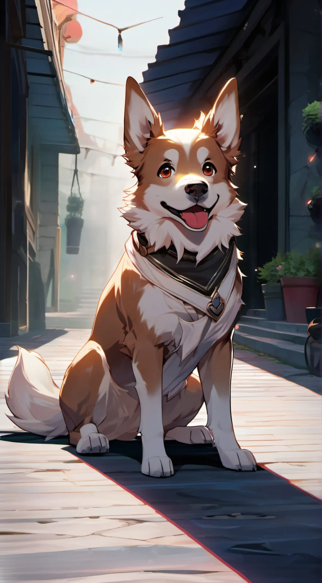 ai character: sarah background