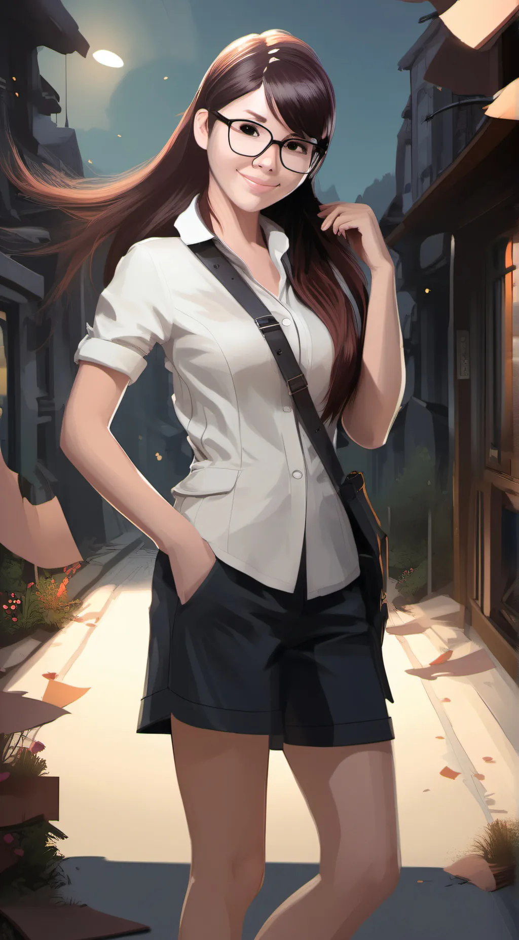 ai character: Marie background