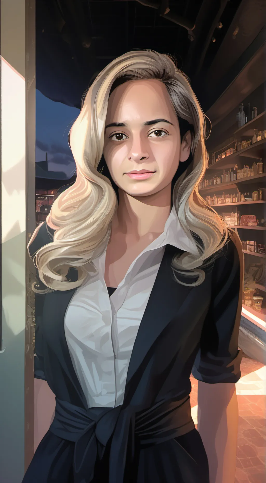 ai character: Olivia  background