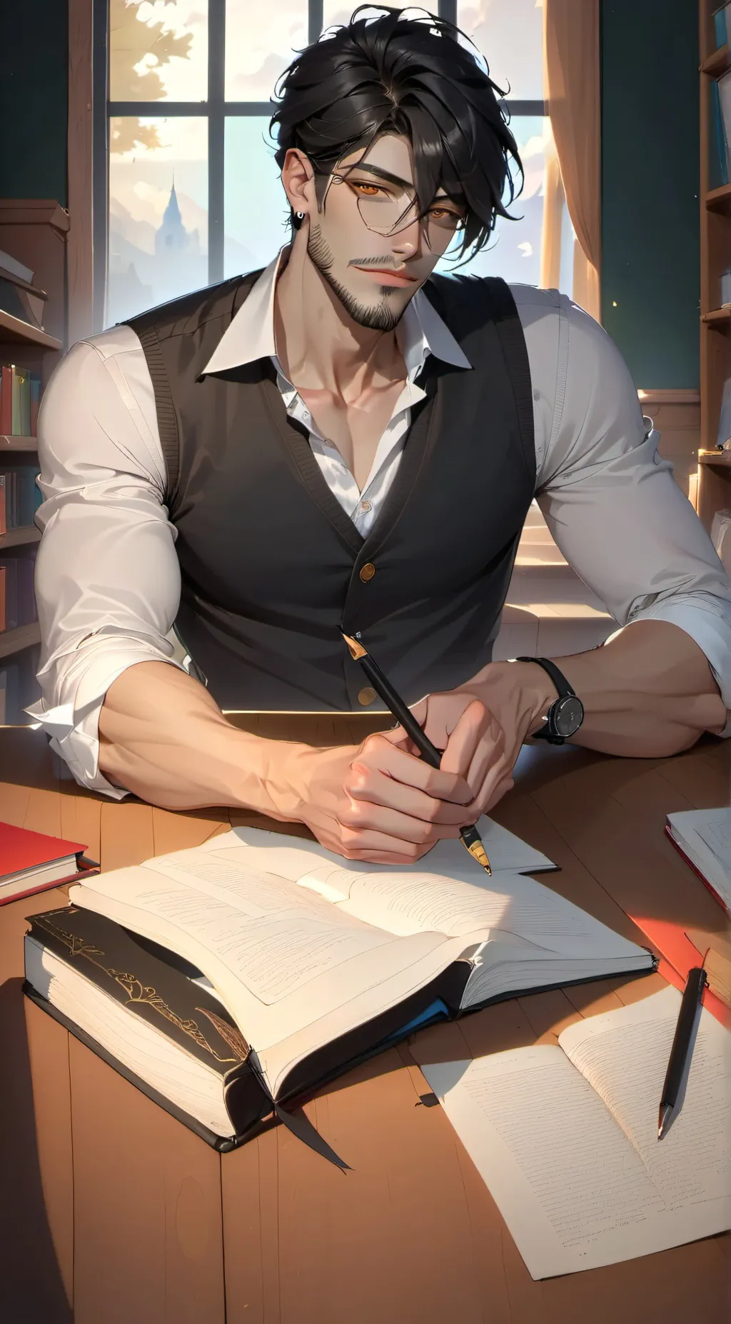 ai character: Ricky background