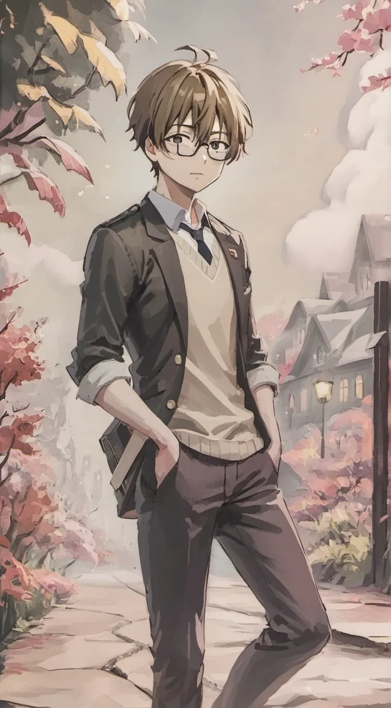 ai character: Leo  background