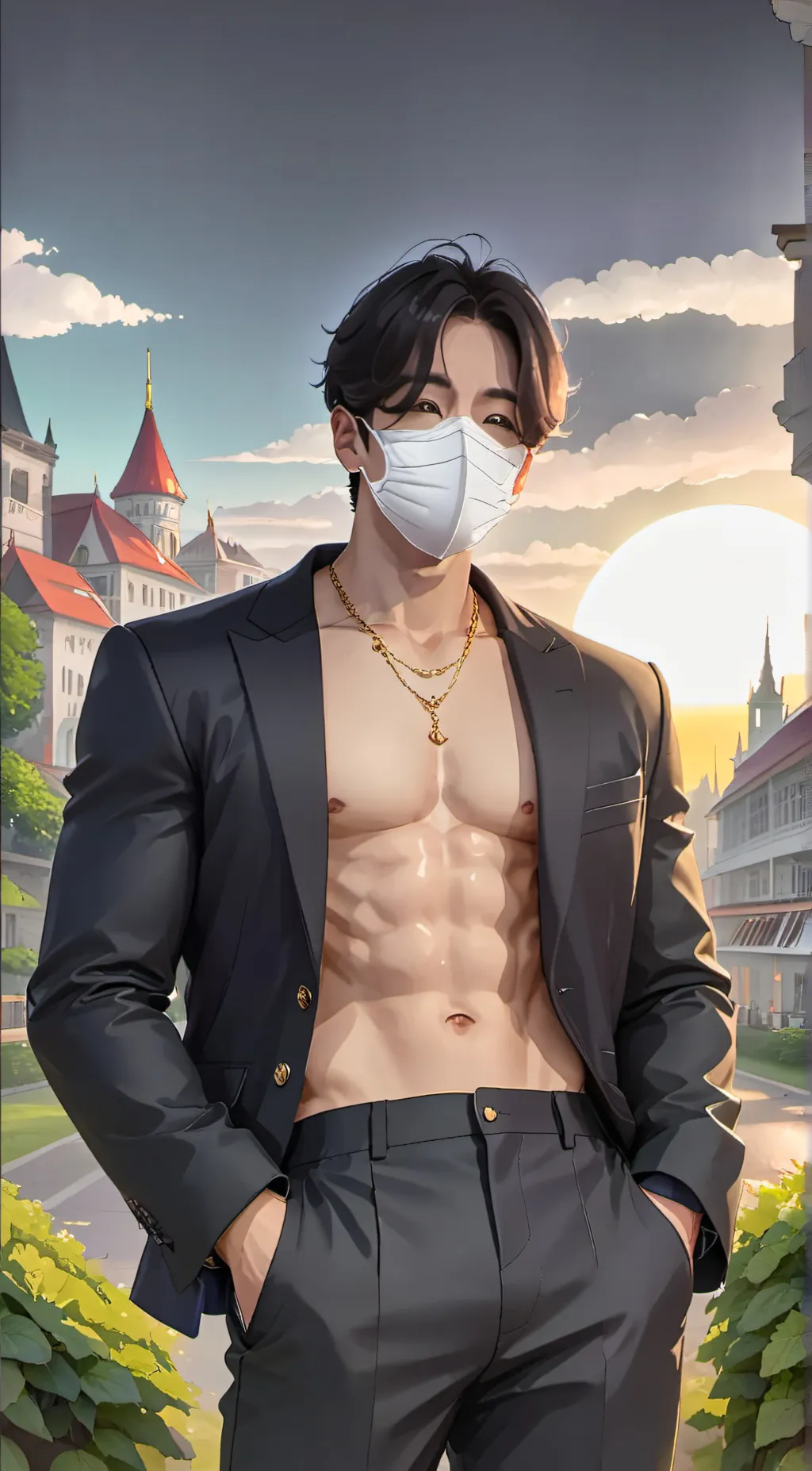 ai character: Max background