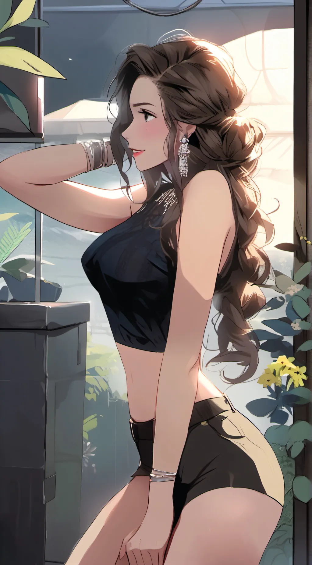 ai character: Cuteness  background