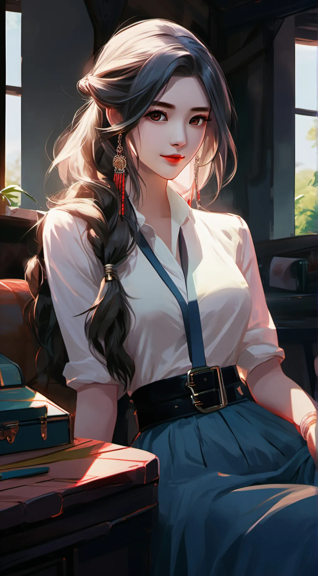 ai character: Ruby background