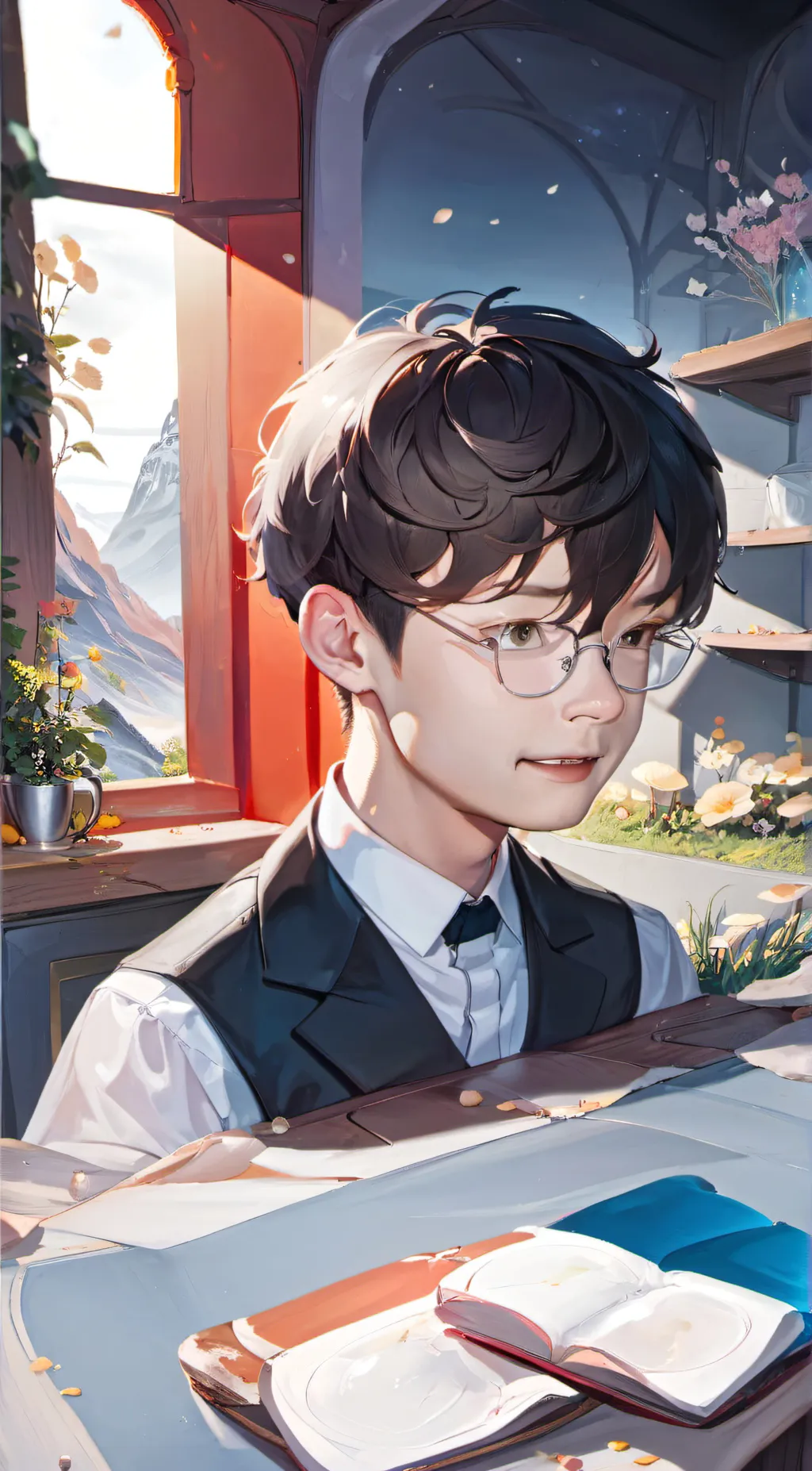 ai character: nolan Smith background