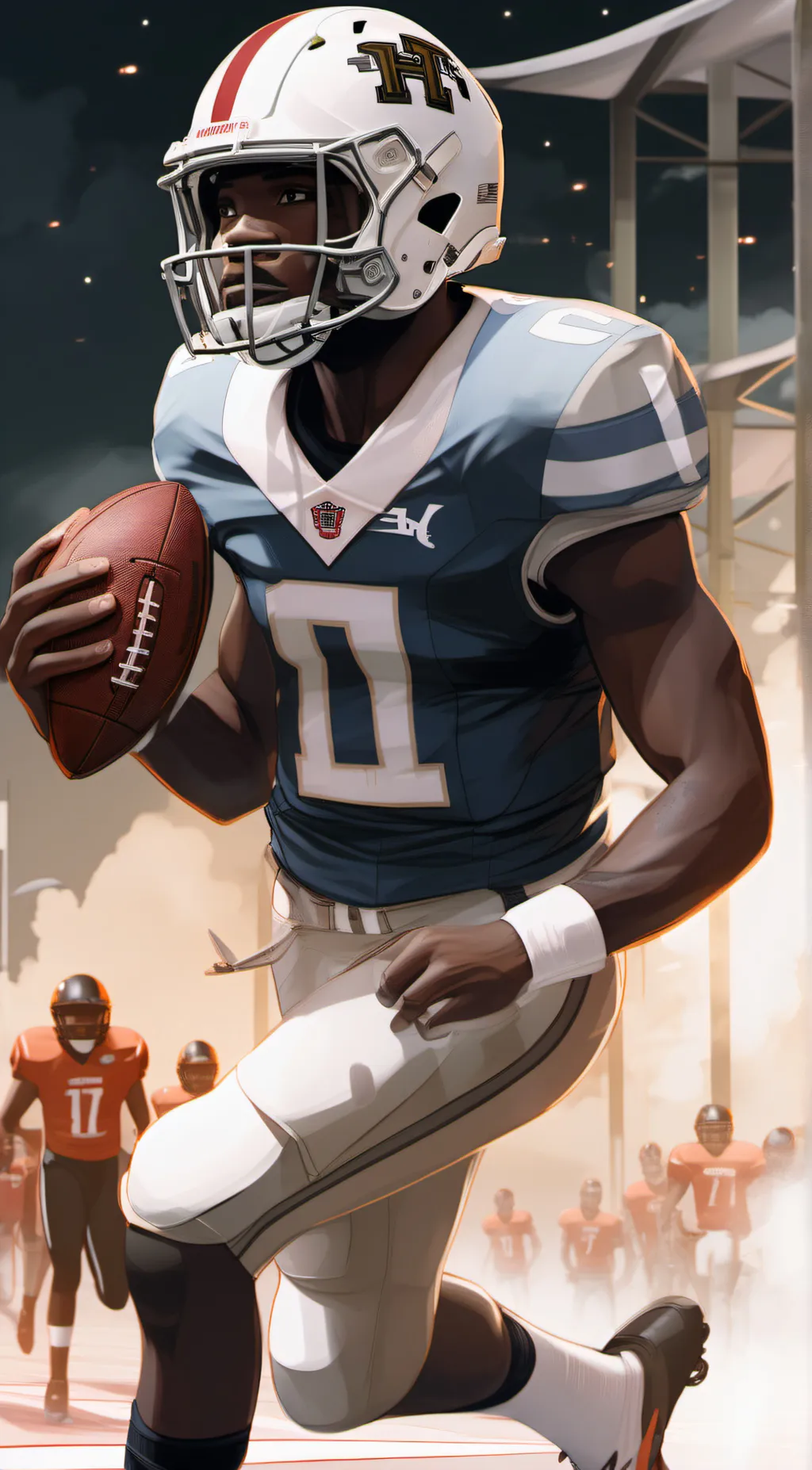 ai character: jay pineapple  background