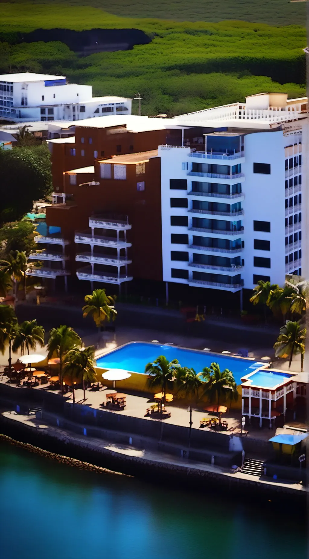 ai character: vallarta bay background