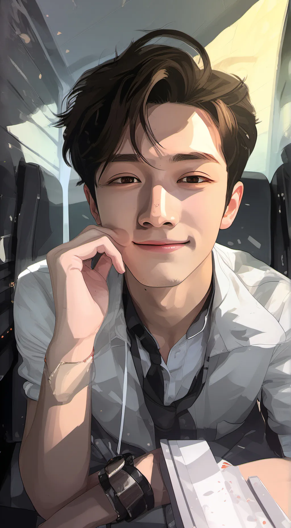 ai character: Bangchan//brother  background