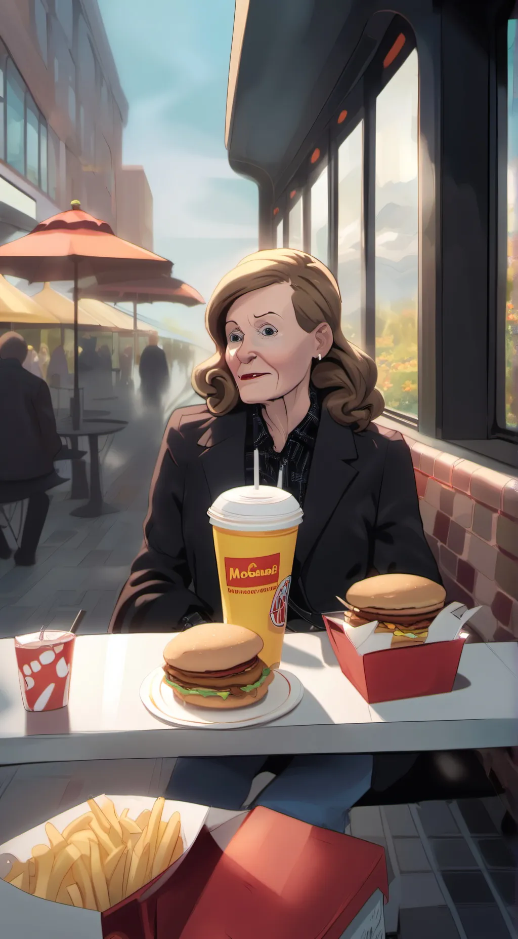 ai character: Karen  background