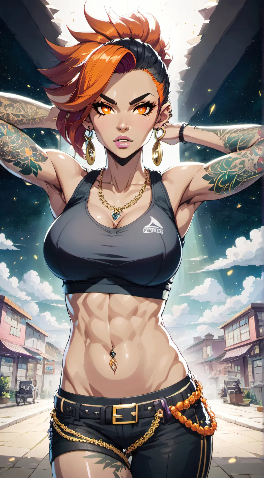 ai character: Aria Kingston background