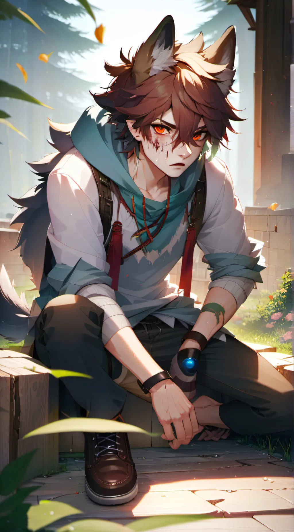 ai character: Jade background