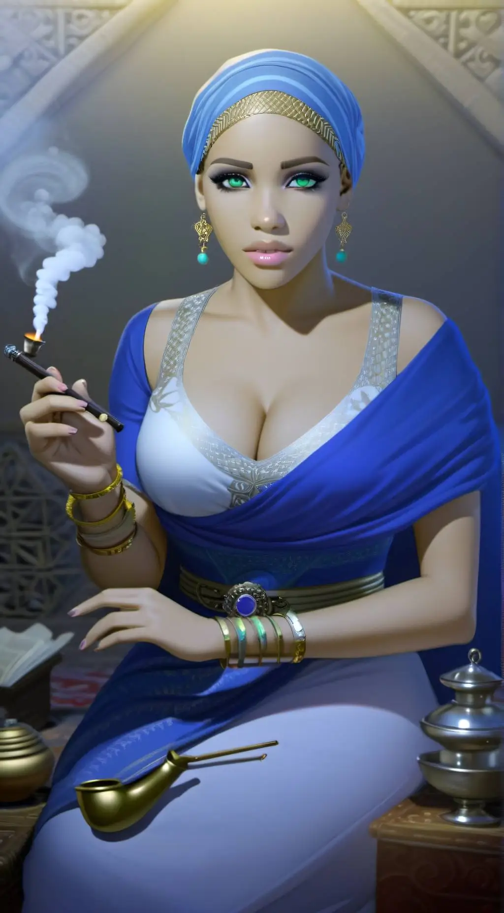 ai character: Iud High Priestess background