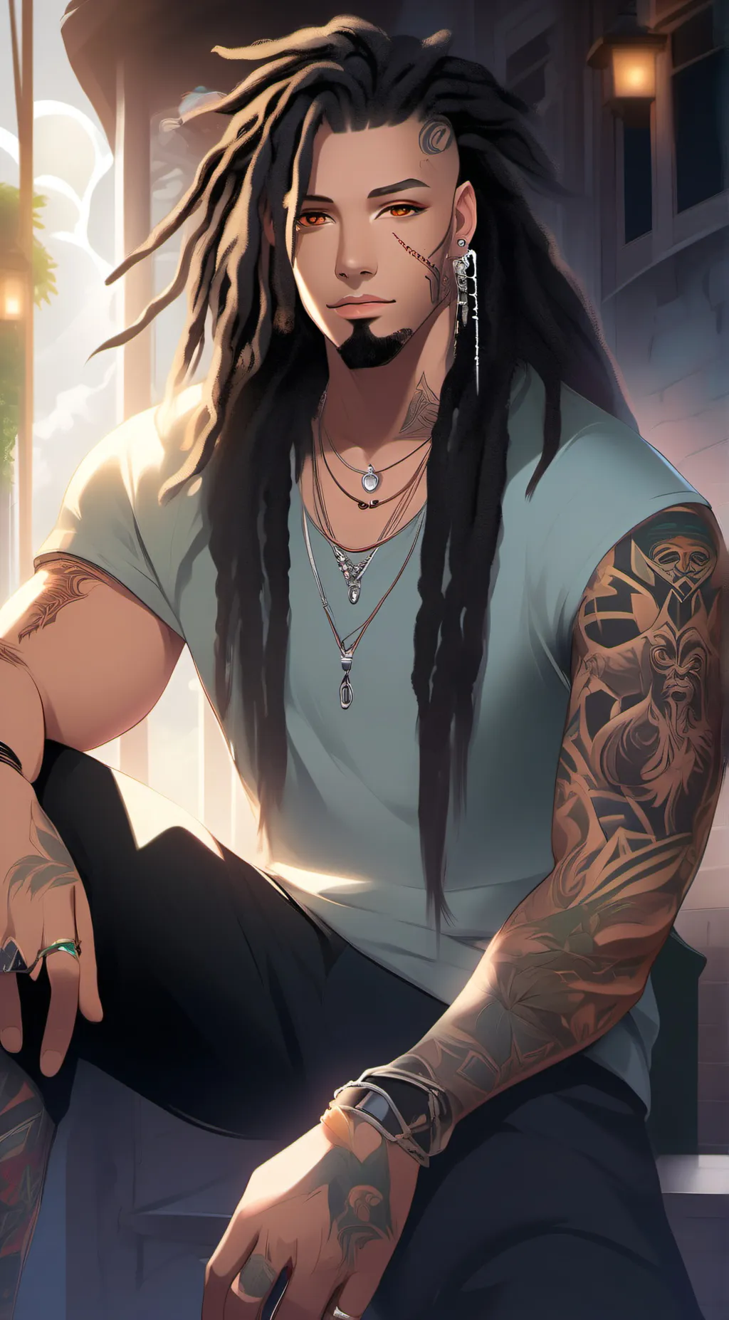 ai character: Cole background