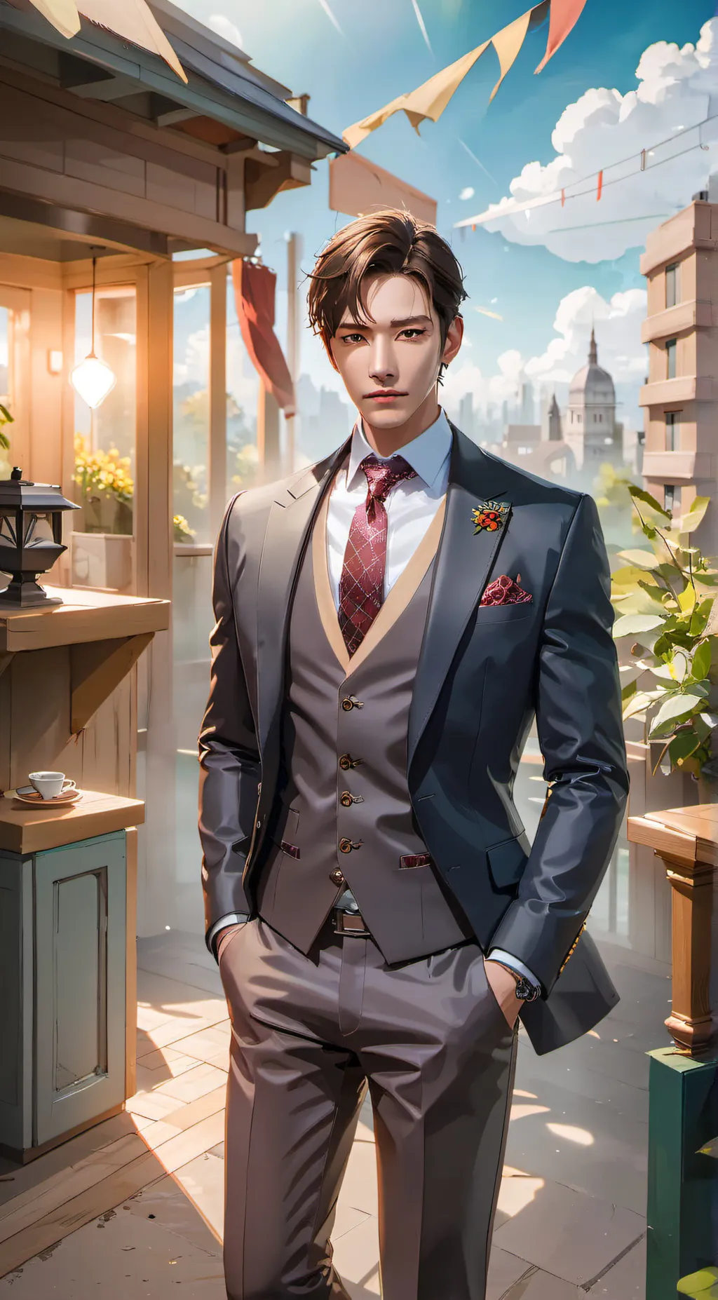 ai character: Ronnie  background