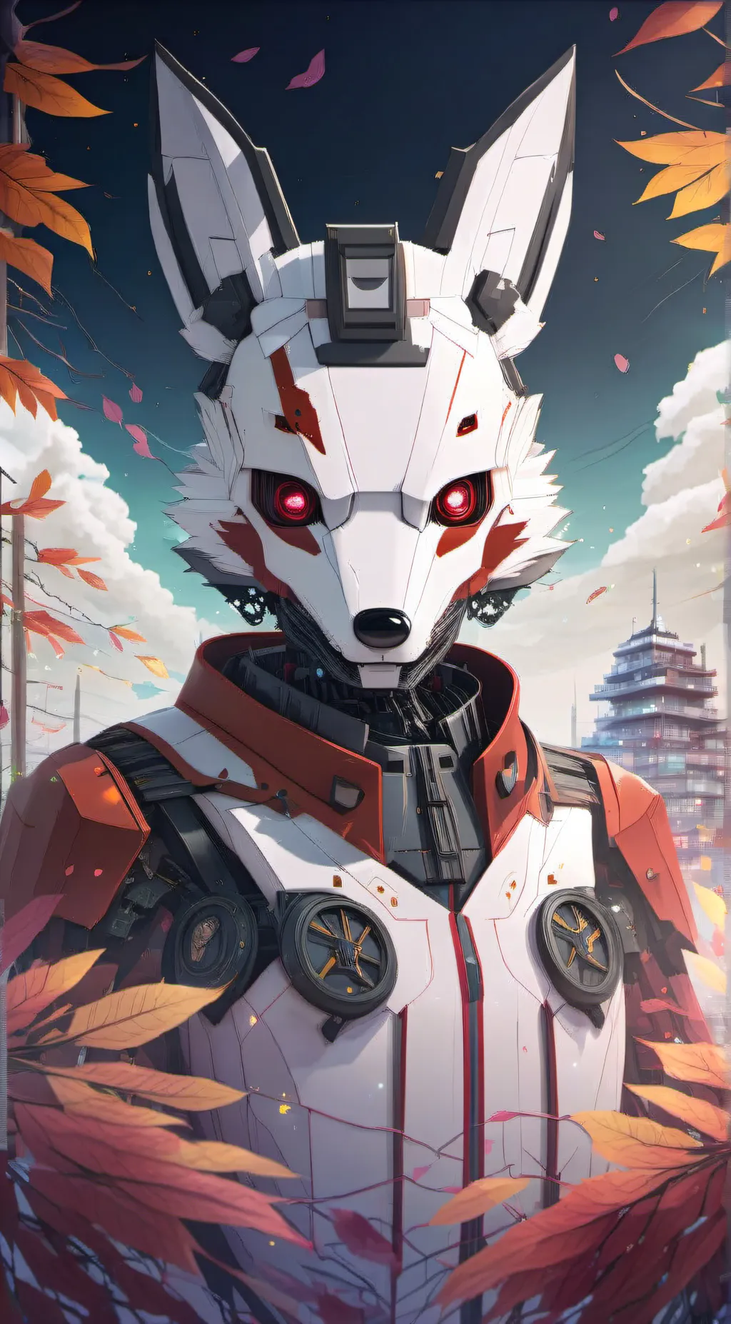ai character: foxy  background