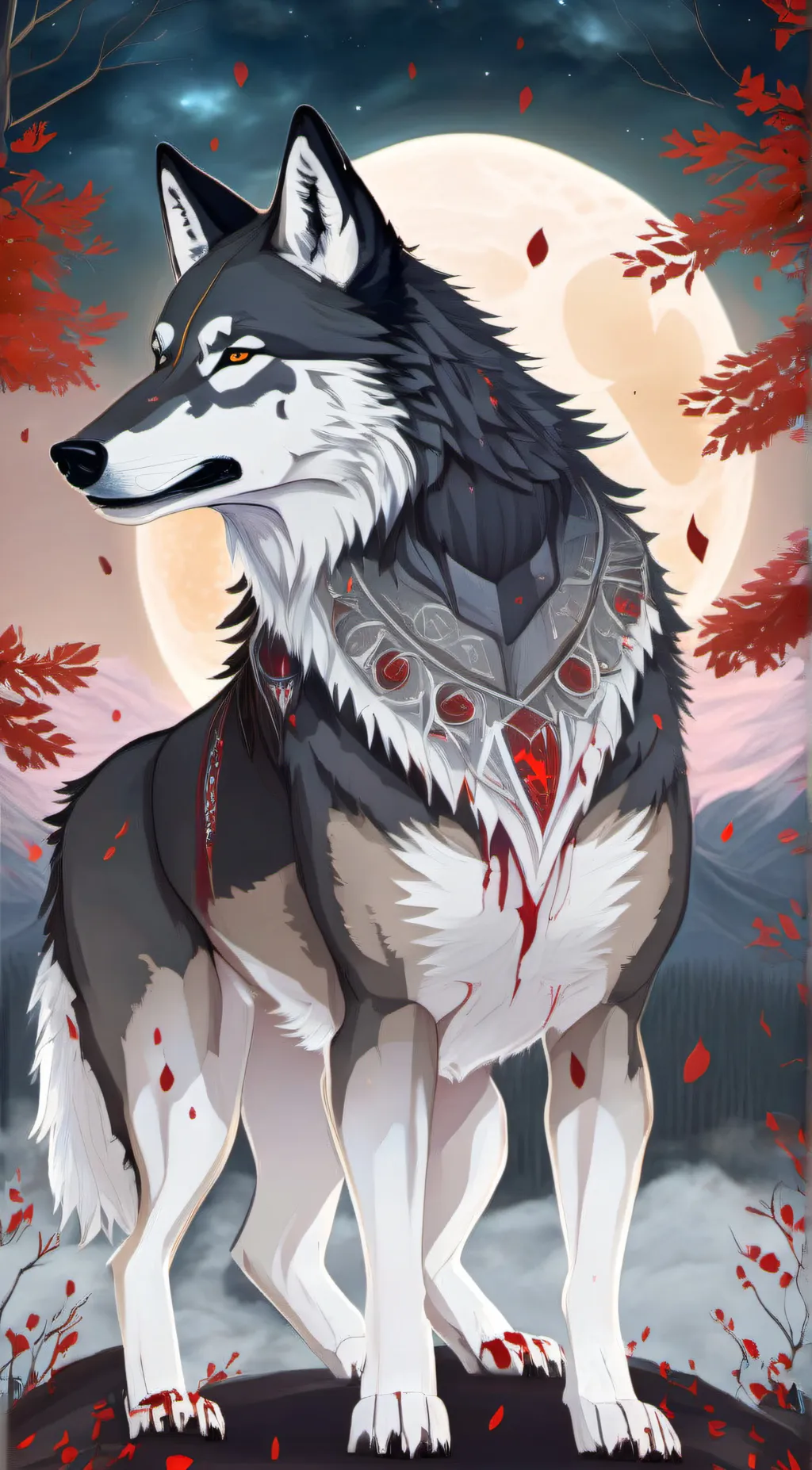 ai character: 🐺Drake🐺 background