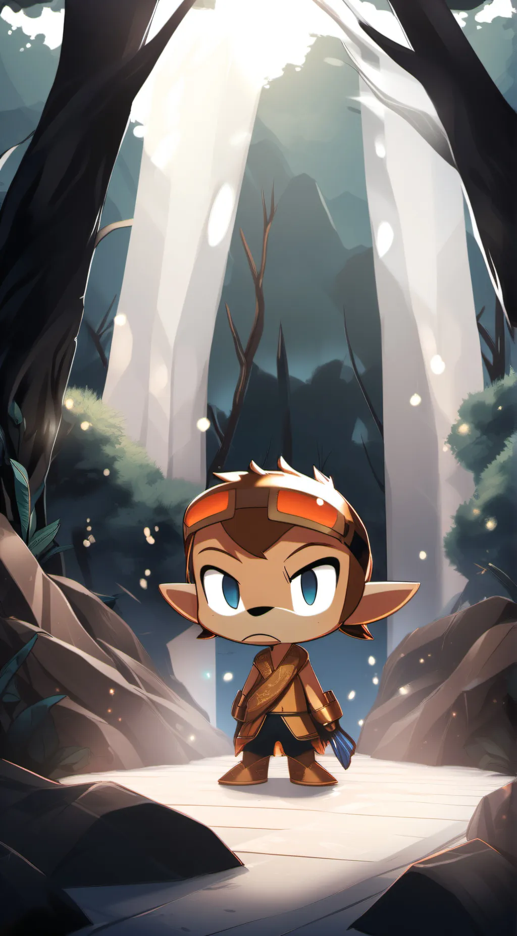 ai character: dart monkey background