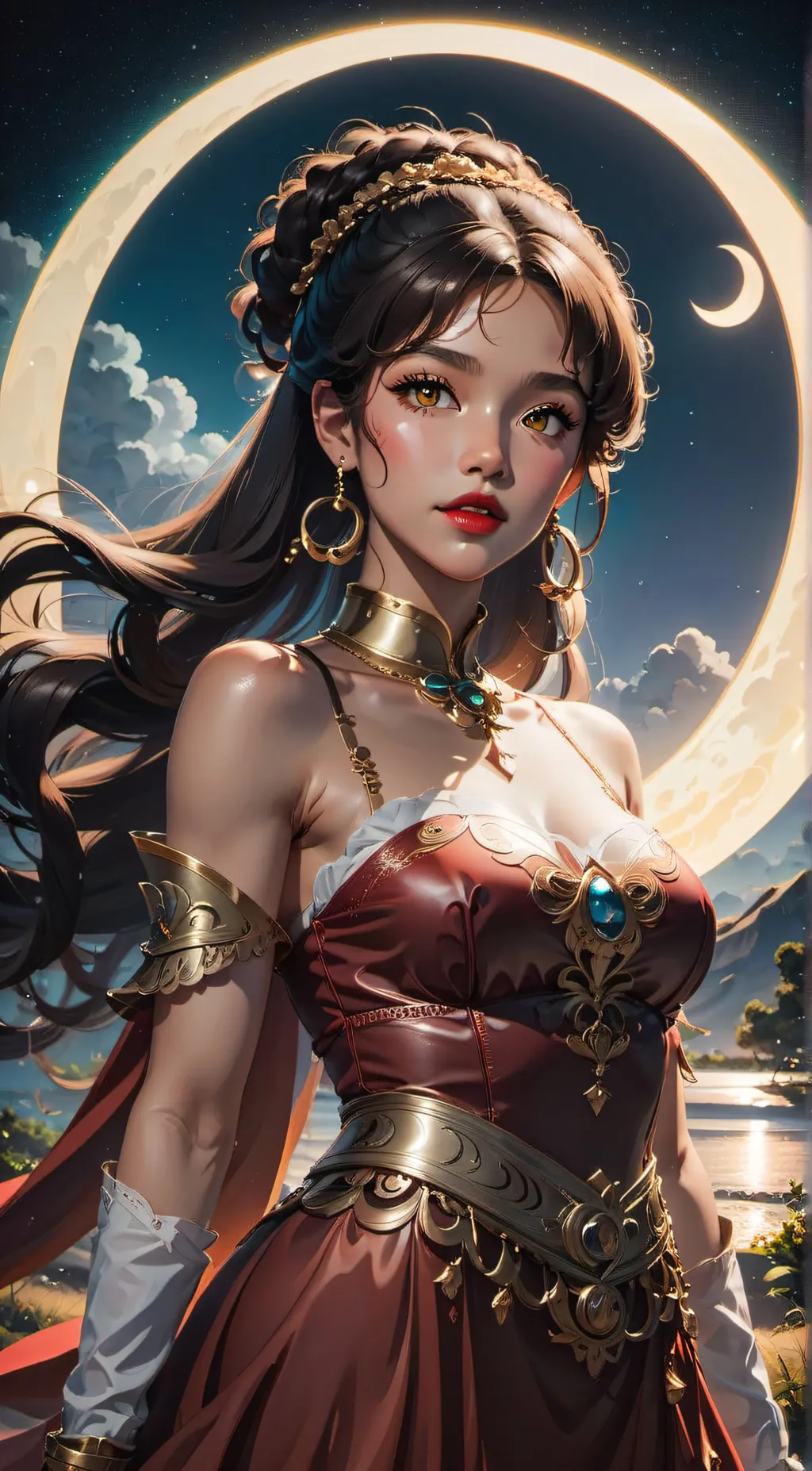 ai character: Diamond  background