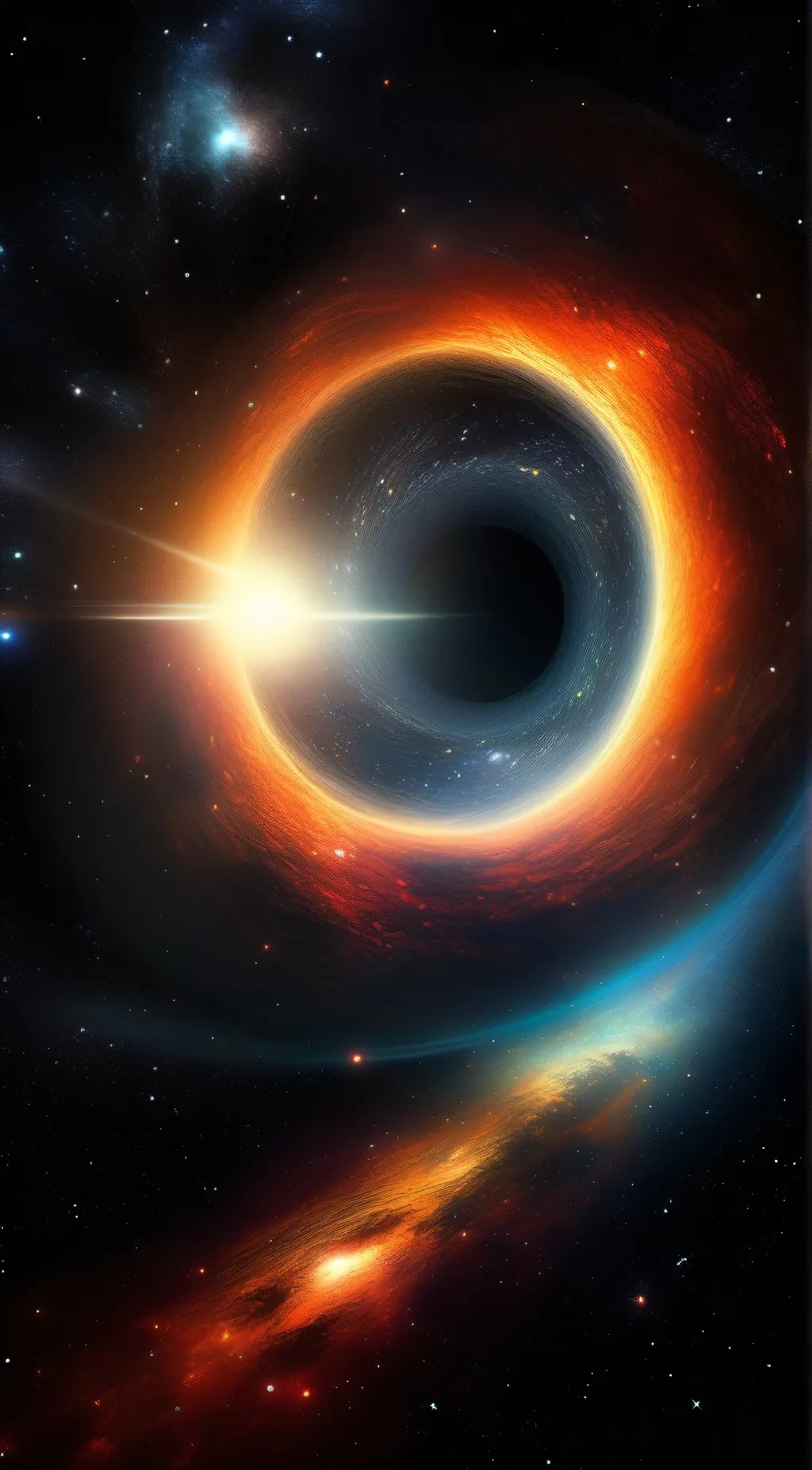 ai character: black hole background