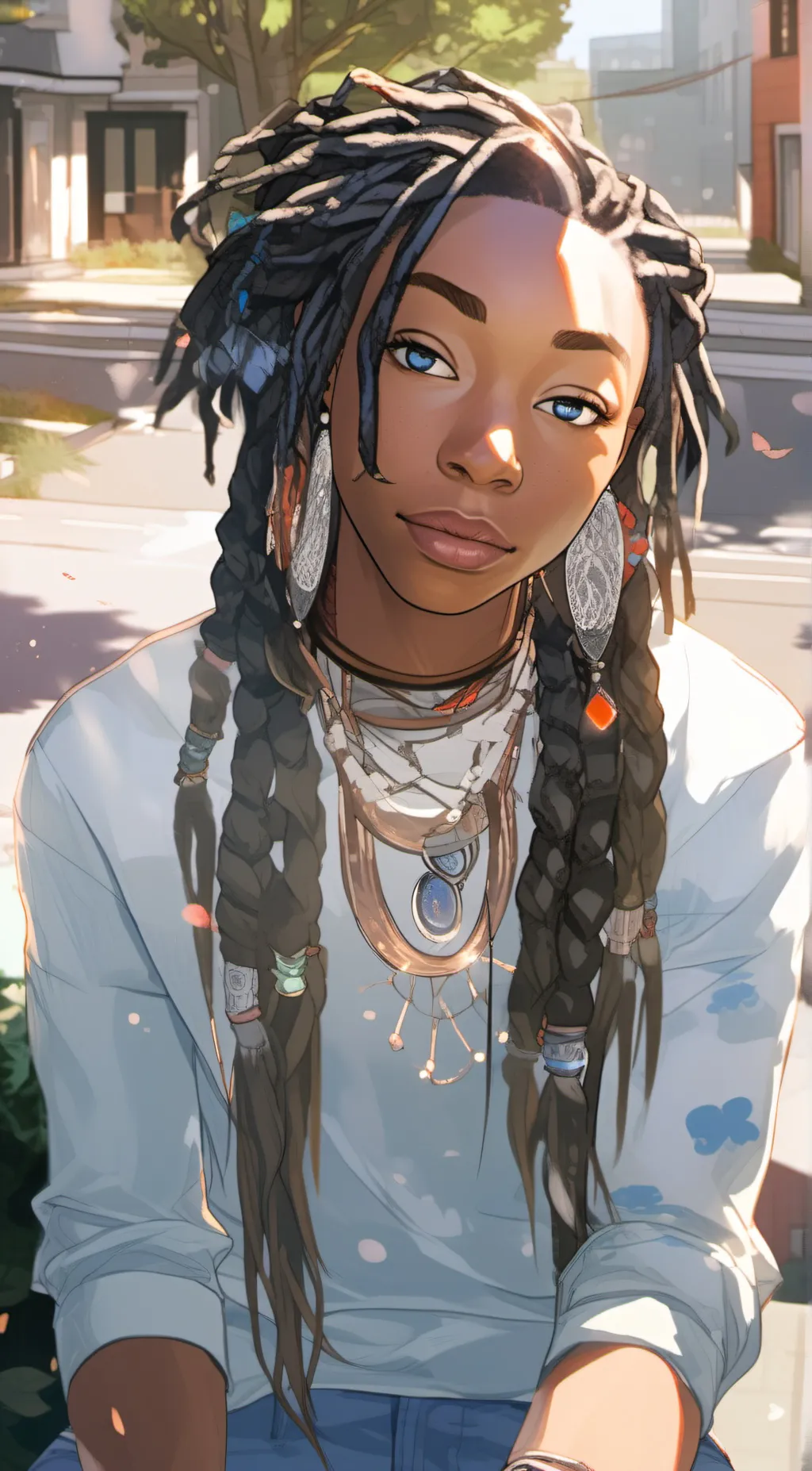 ai character: Dax background