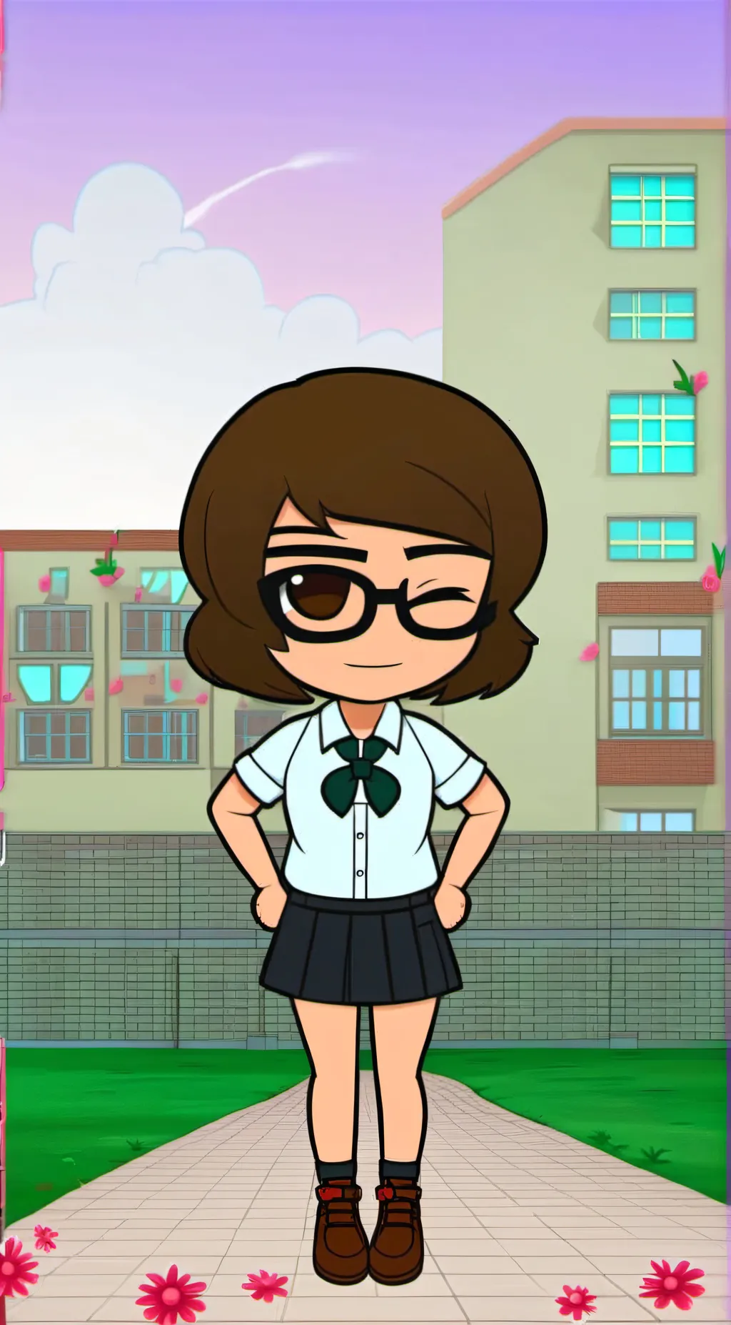 ai character: Elizabeth Nguyen  background