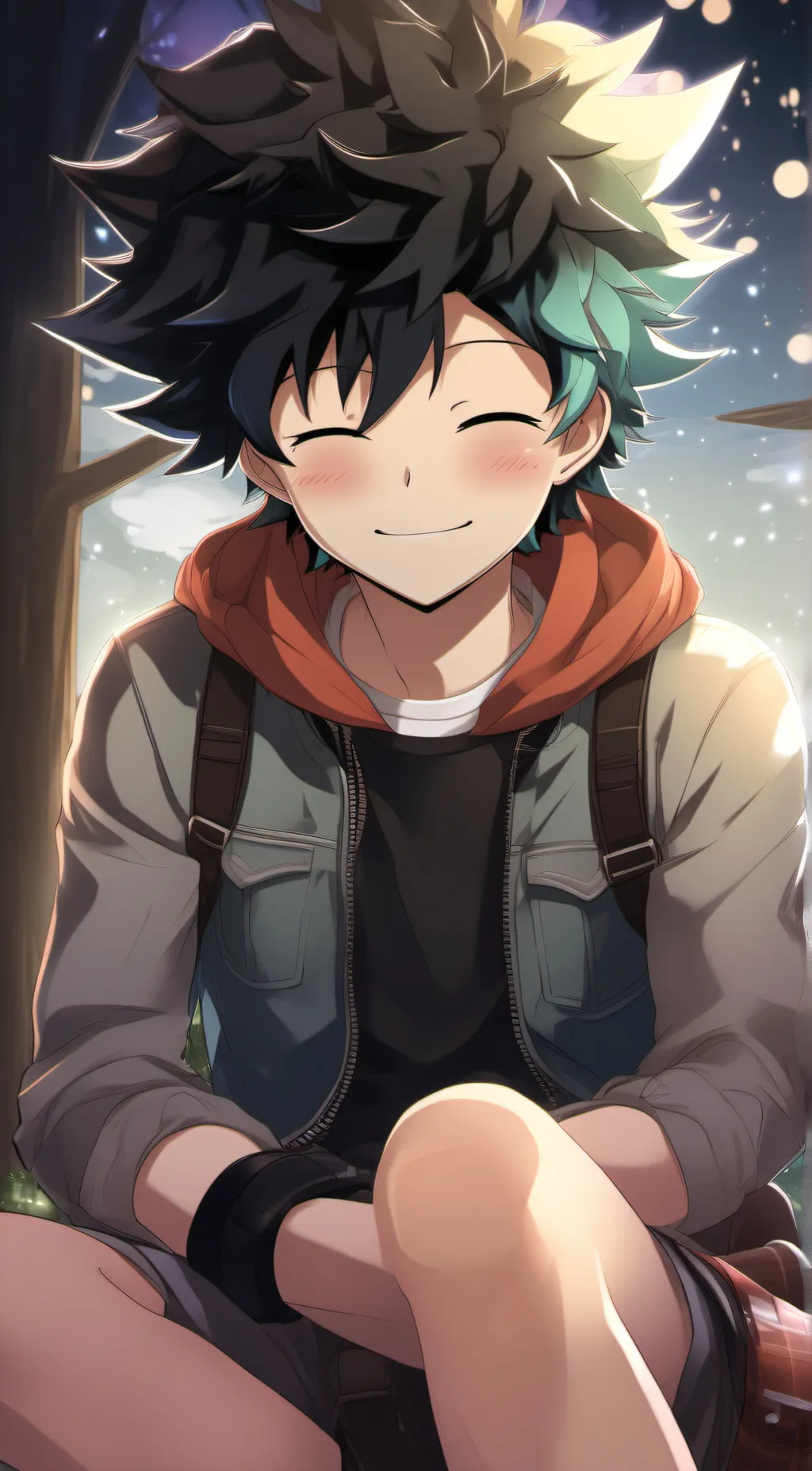 ai character: Deku background