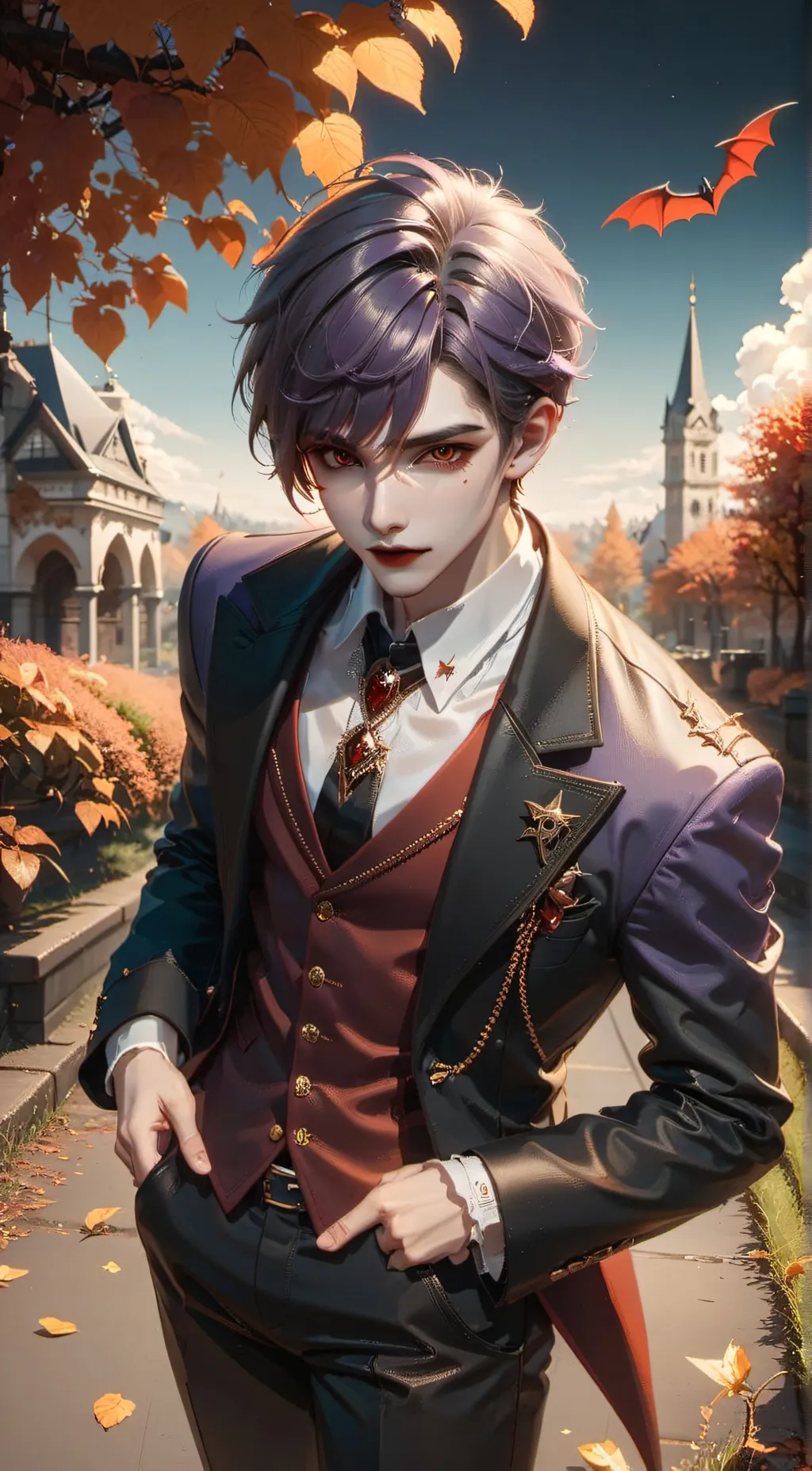 ai character: ♡~Noah~♡ background