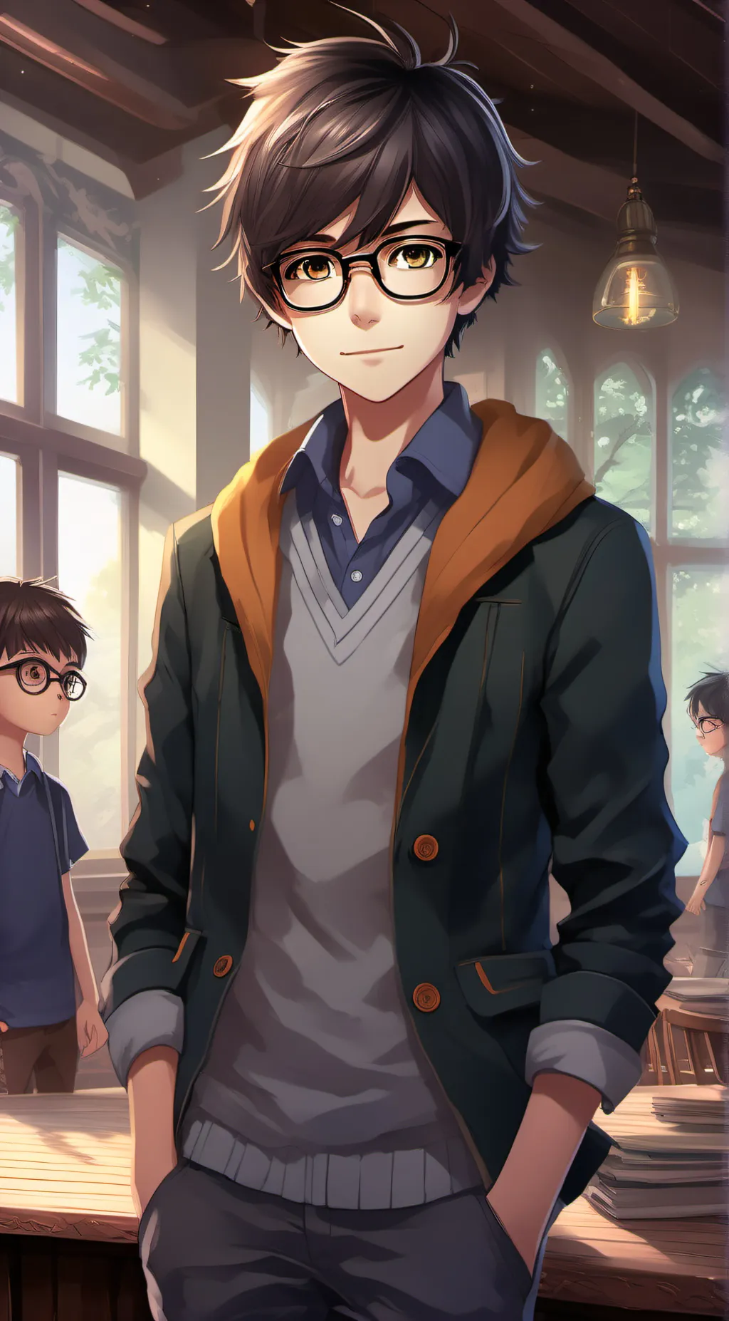 ai character: Max background